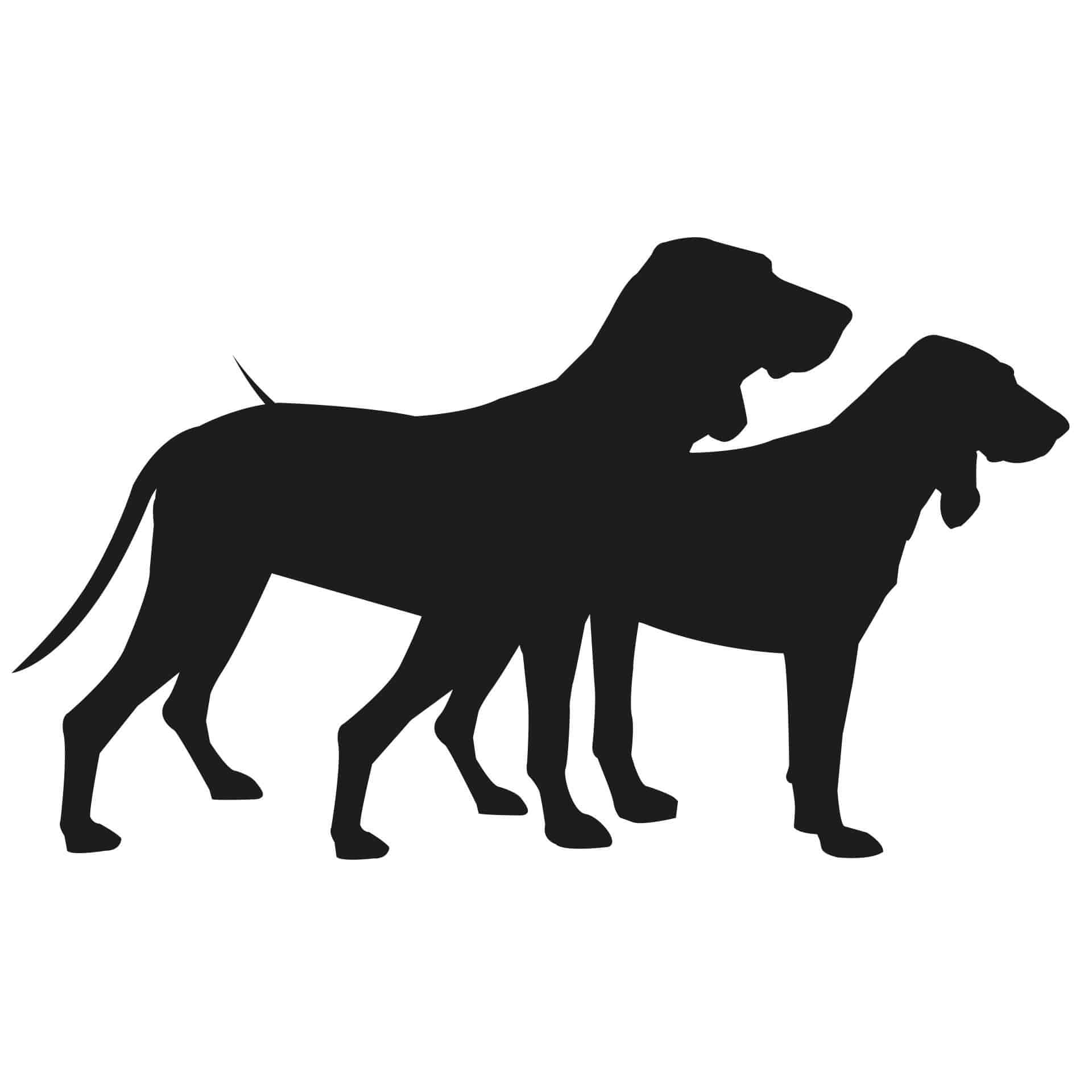 Wallsticker Hunde
