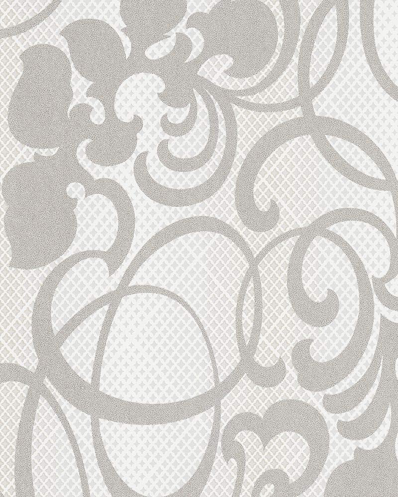 Vliestapete Ornamental Klassisch in Greige , Lounge