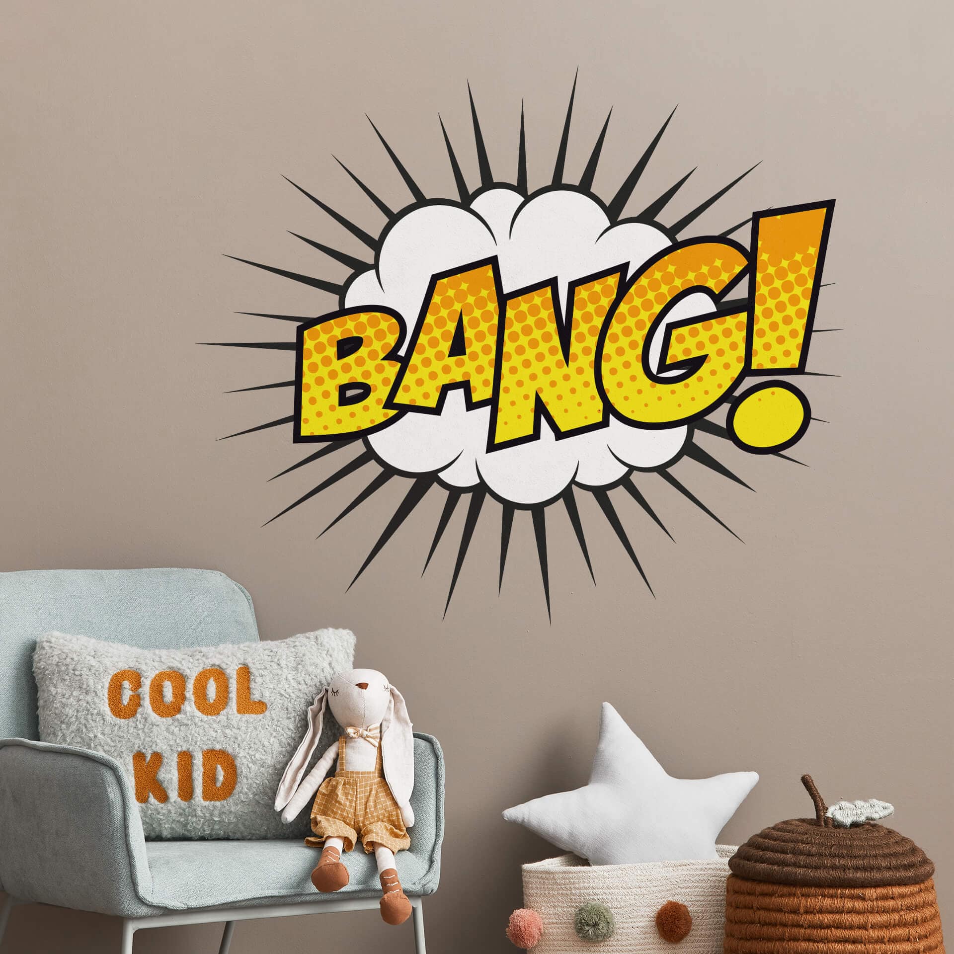 Wallsticker -  Comic Soundeffect - Bang