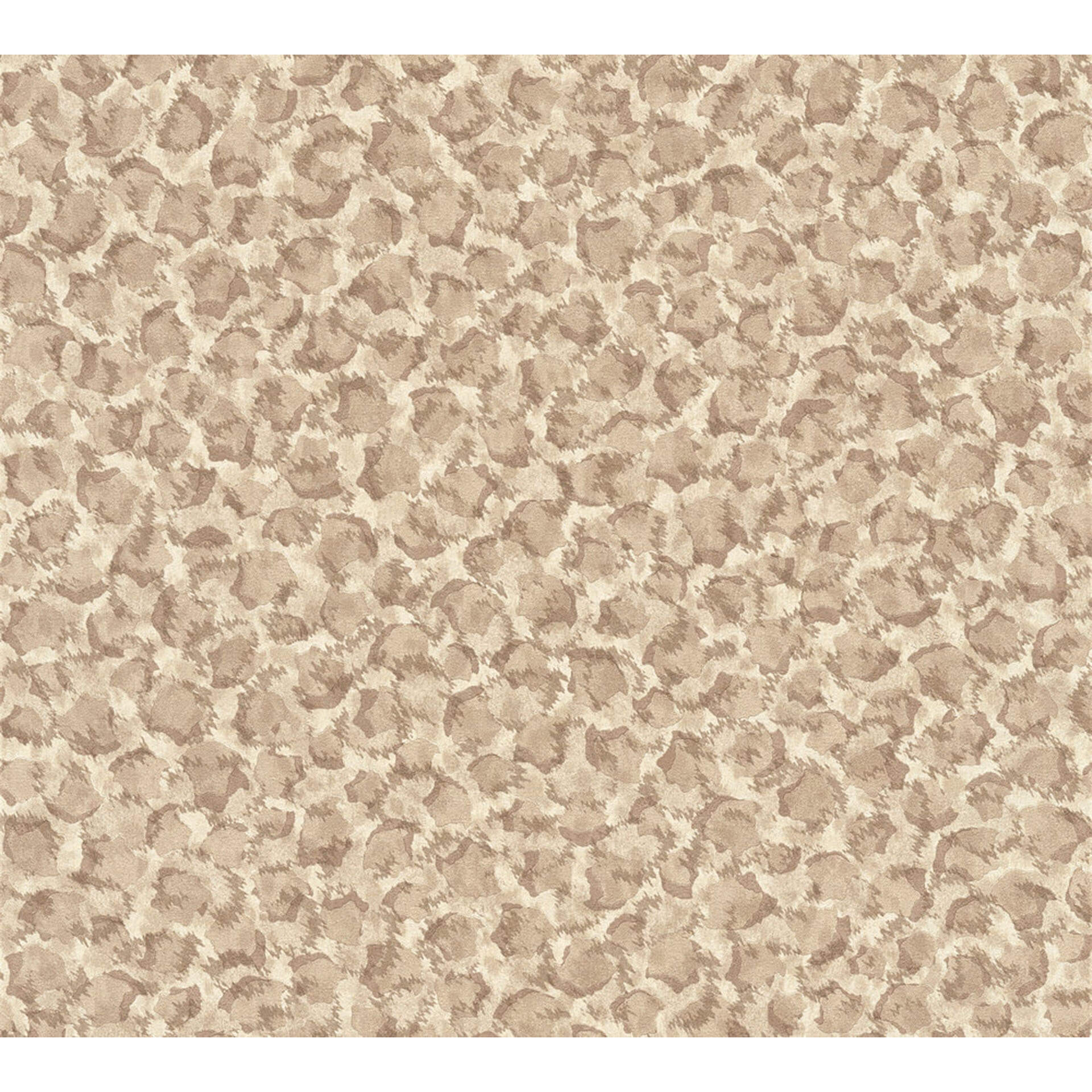 Versace fleecetapet Vasmara leopardtapet beige, hvid