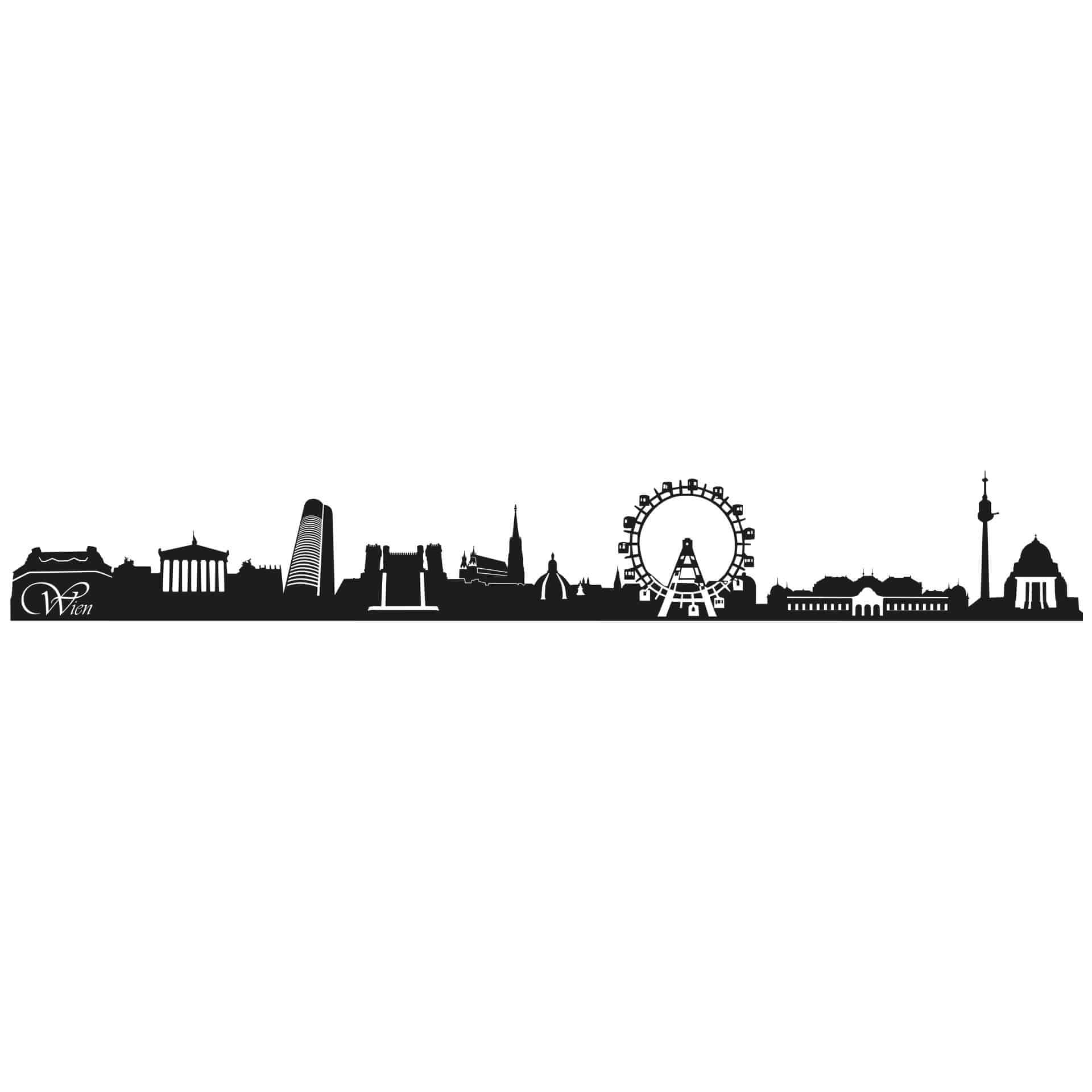 Sticker mural - Vienne Skyline