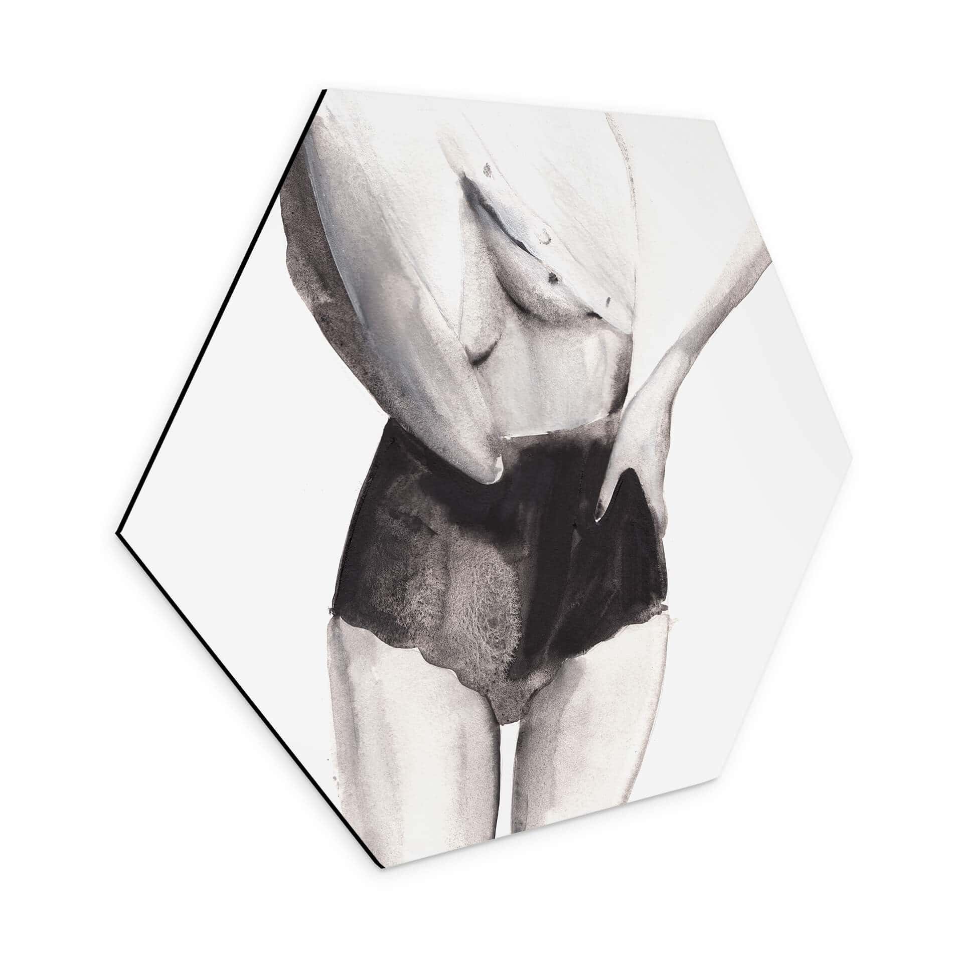 Hexagon Dibond Verbaan - Dance with me sugar