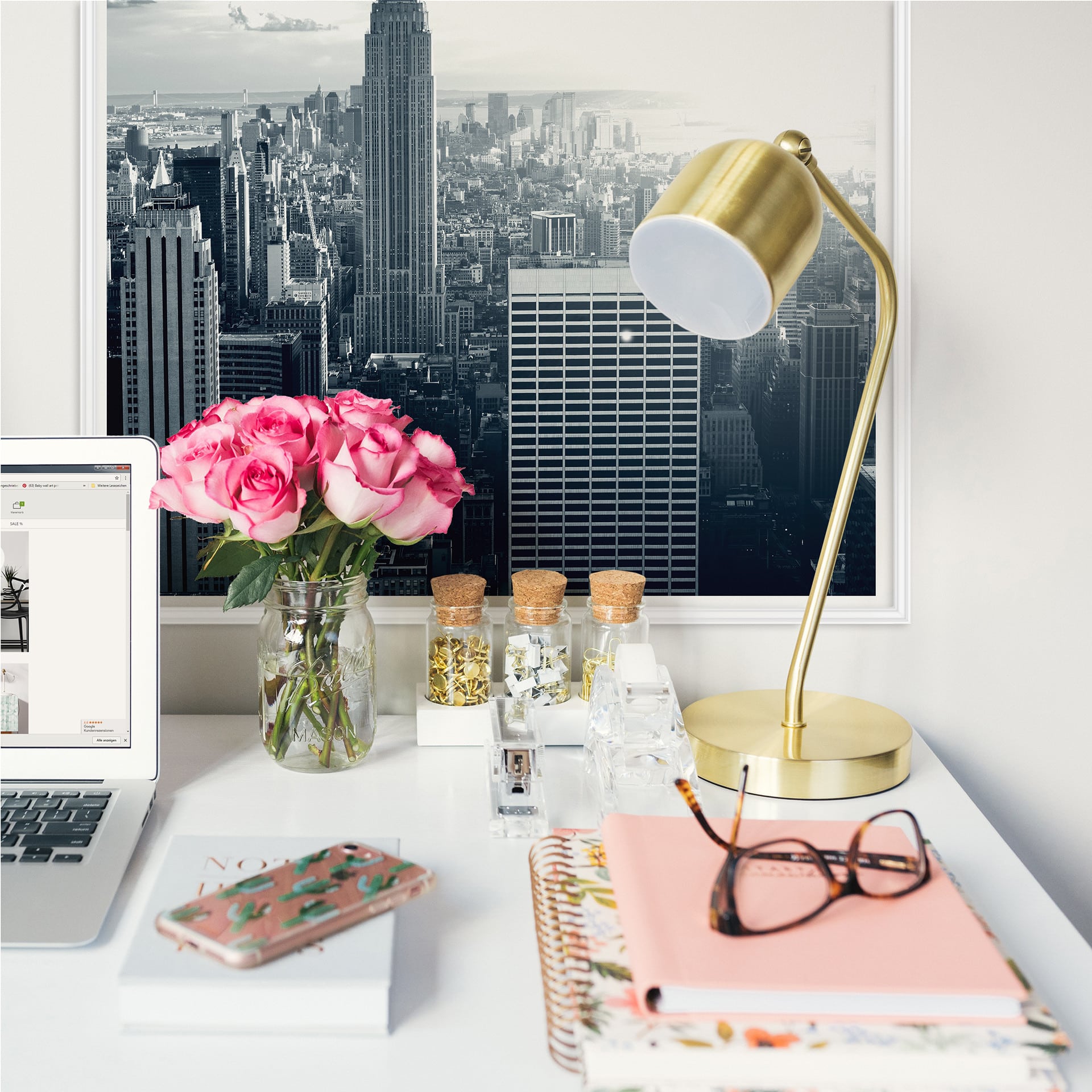 Wallprint W - The Empire State Building - quadratisch