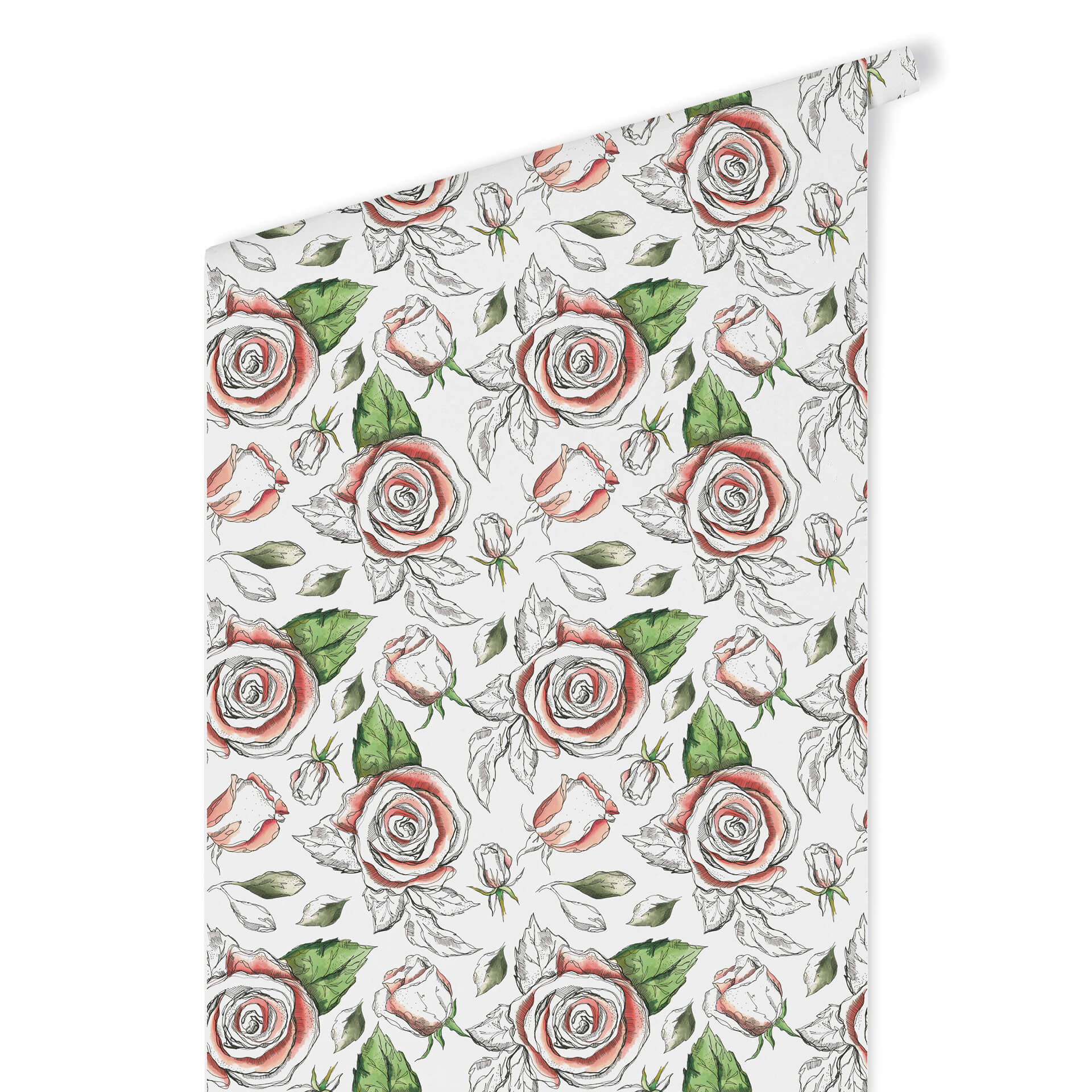 Patroonbehang – Rozen