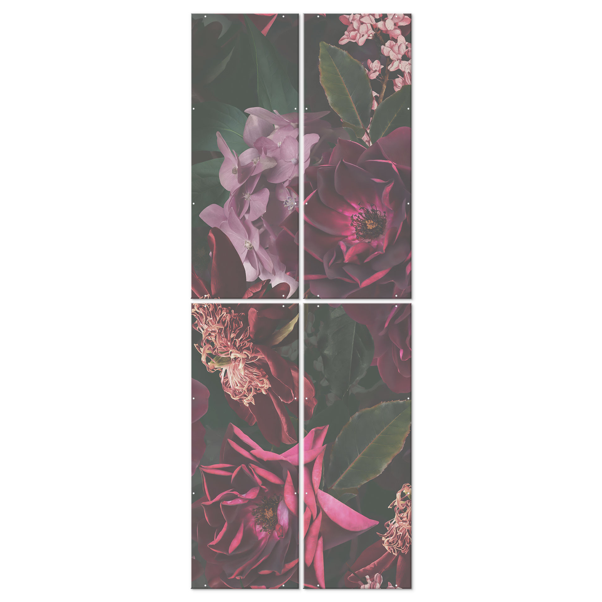 Rozdzielacz pokoju, ekran, wiszący ekran prywatności Fleur de Paris - UN Designs