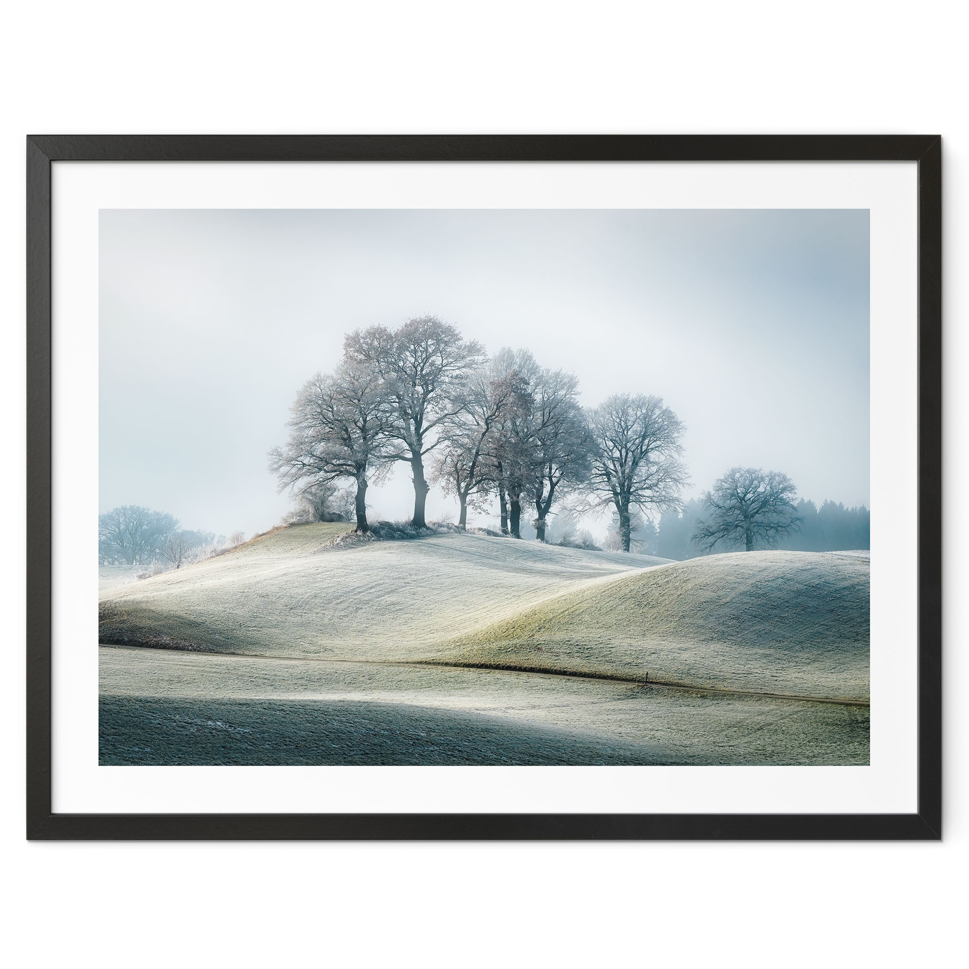 Poster Paysage de collines glaciales - Eisenmann