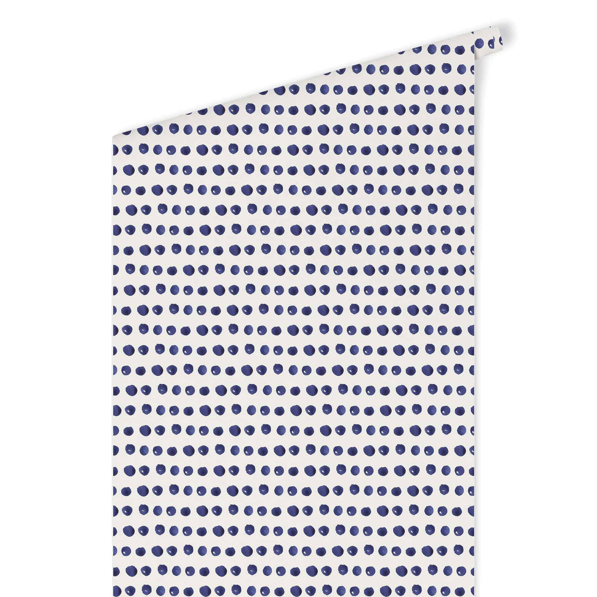Patroonbehang – Aquarel Dots 01 – blauw