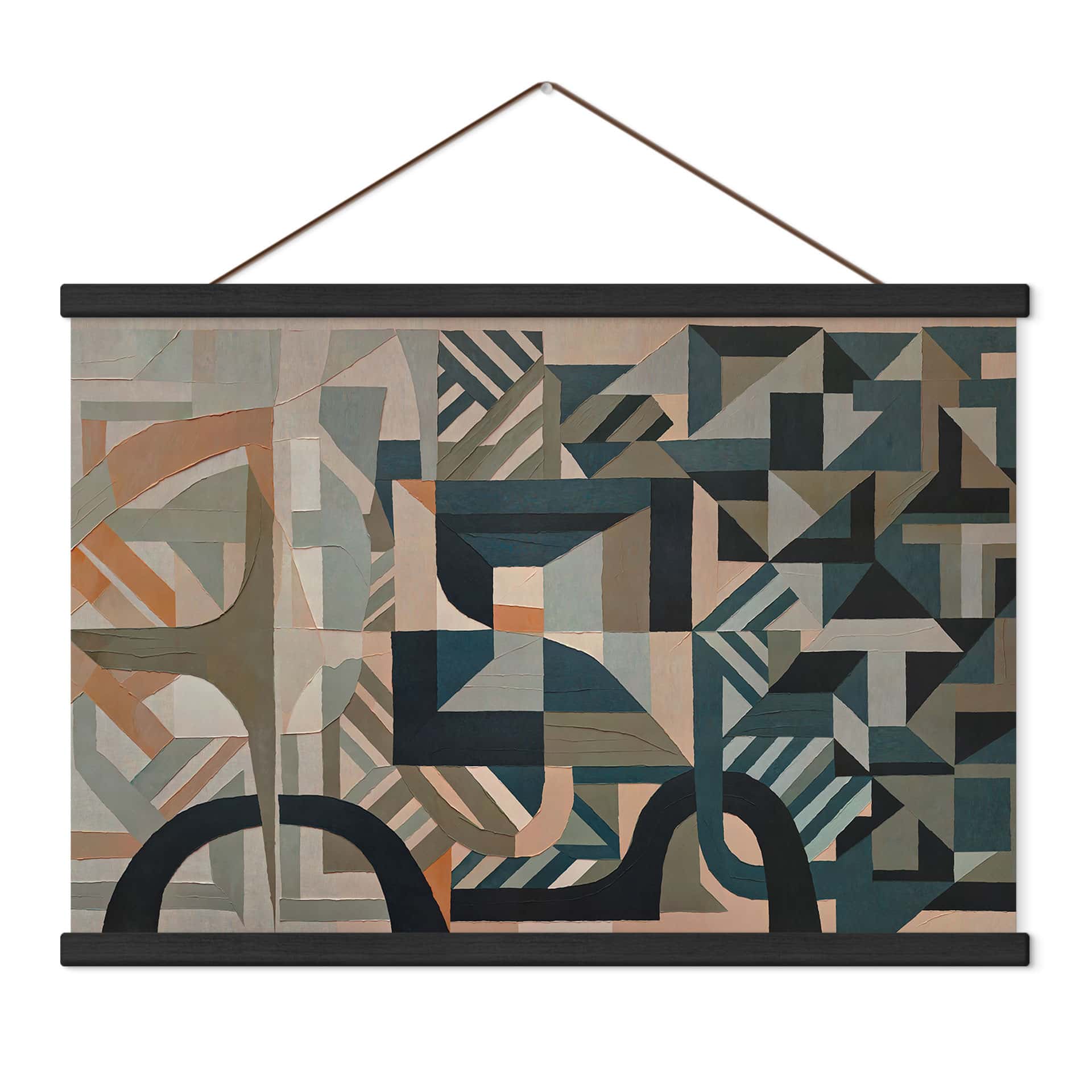 Stoffbild Silent Planes - Geometrische Formen - Sir Edward x Grigory Gladarev
