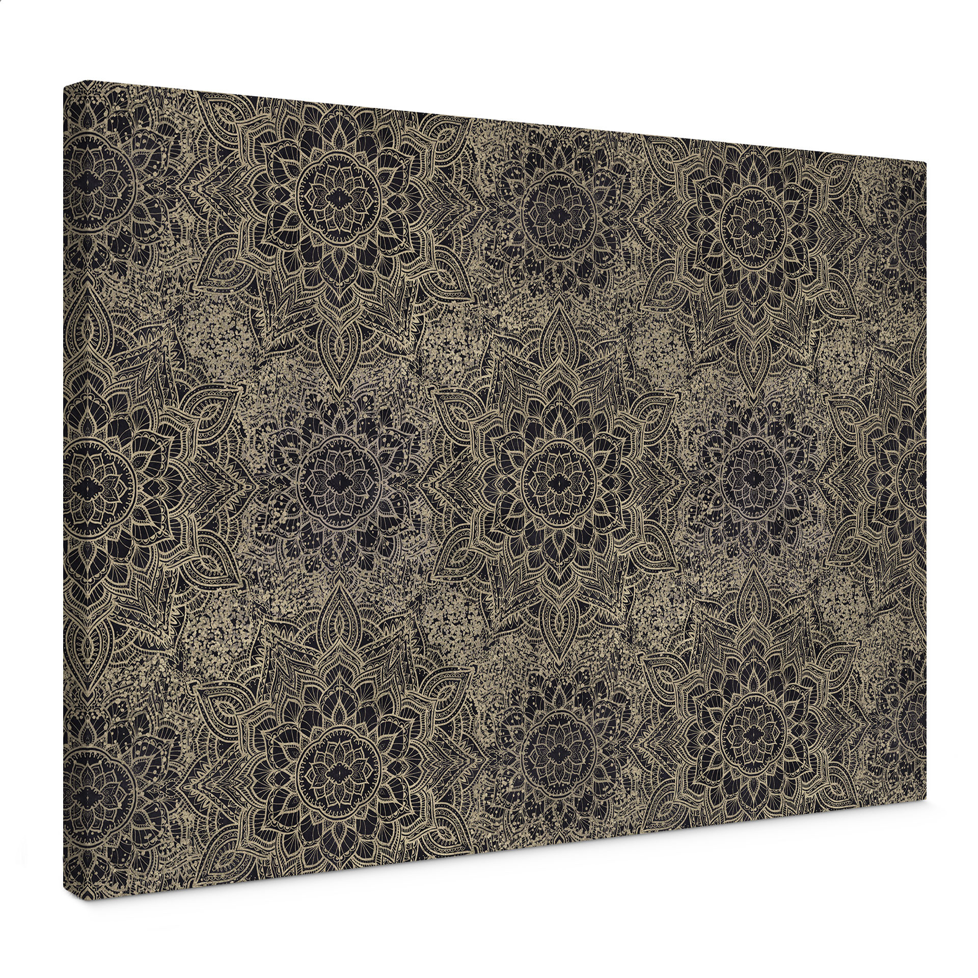 Obraz na płótnie Mandala Boho antyczne złoto - Bloomery Decor