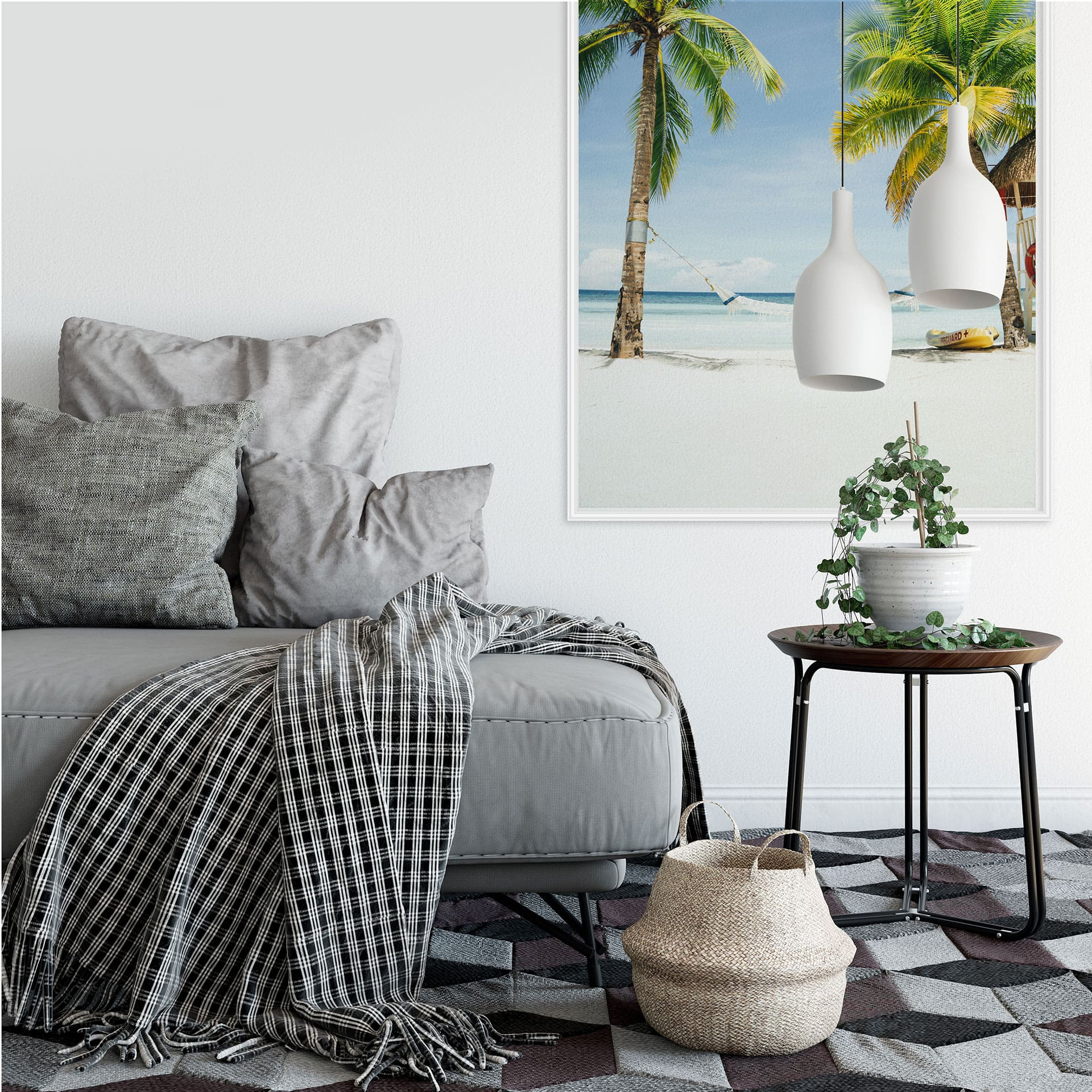 Wallprint - Hammock in Paradise