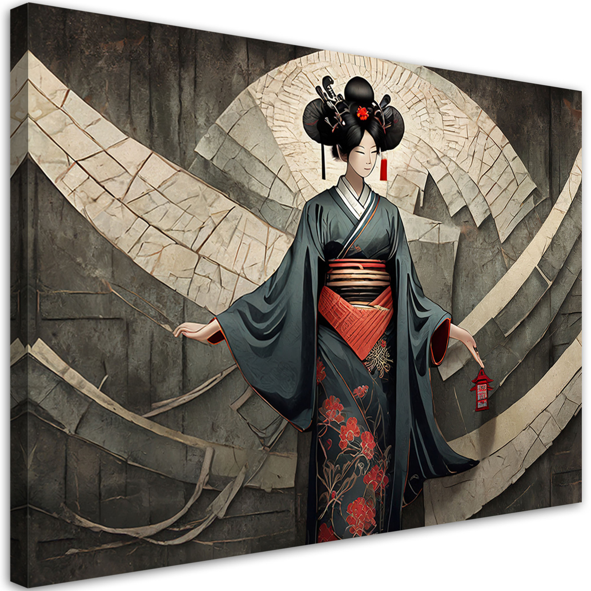Leinwandbild Geisha
