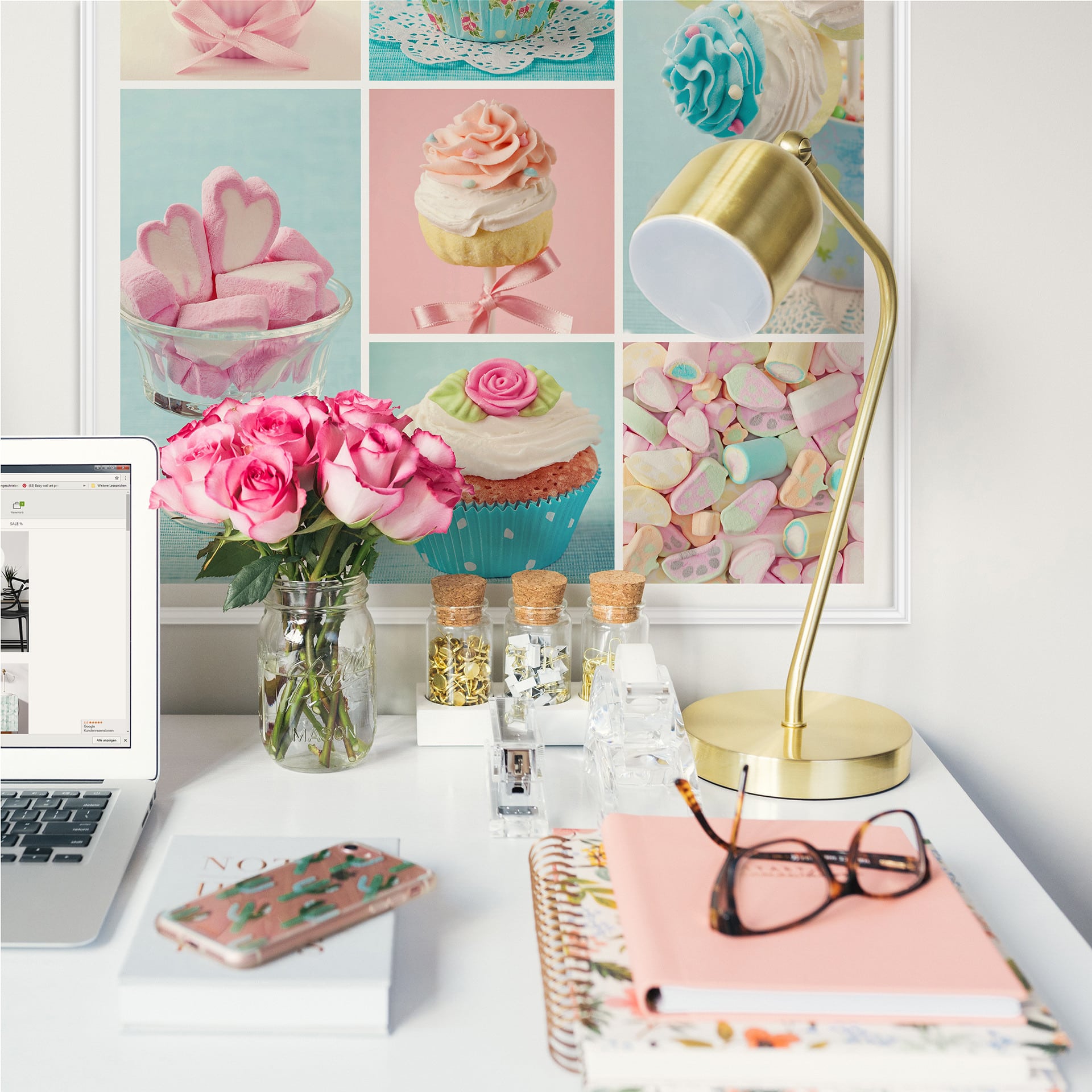 Wallprint W - Cupcake Collage