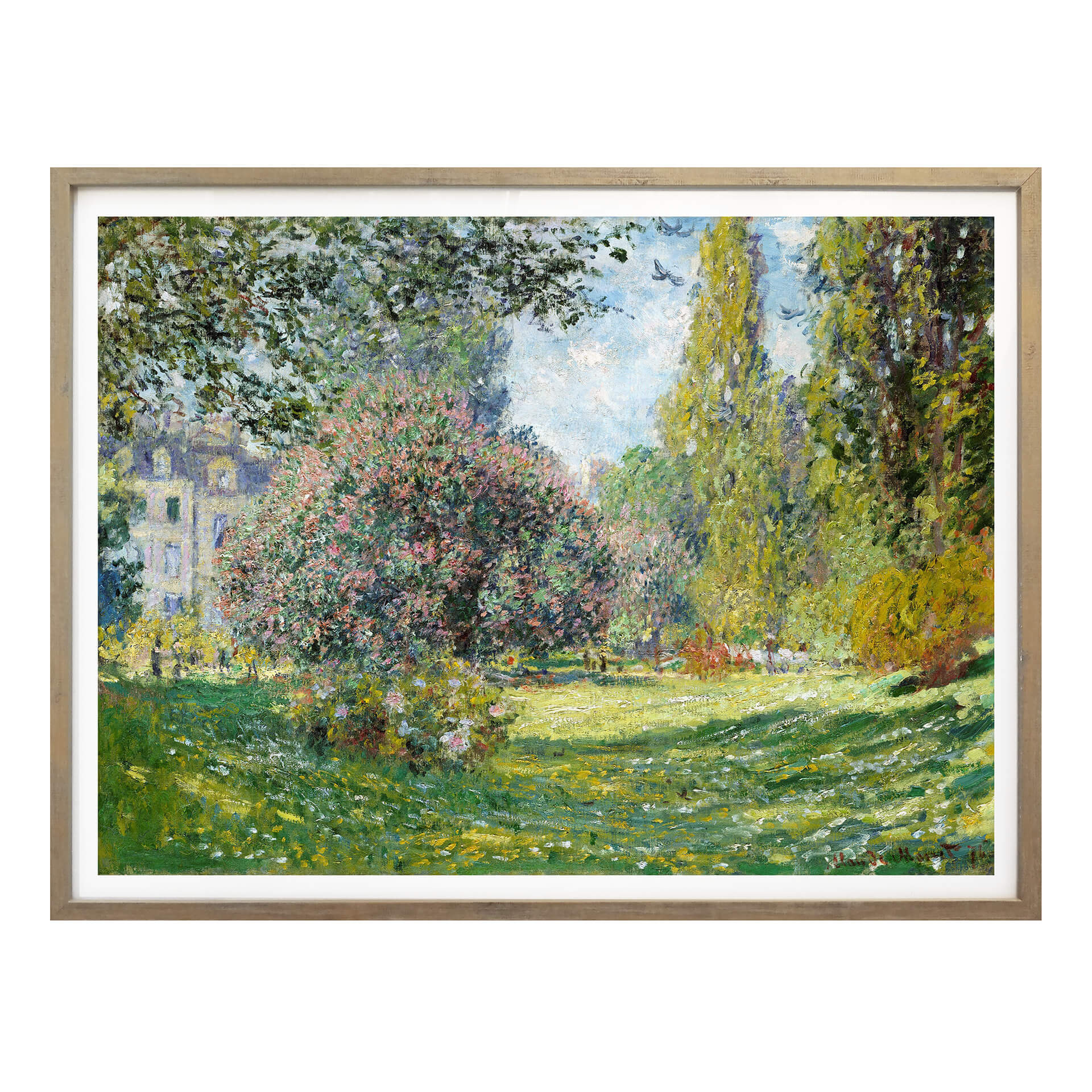Poster Monet - Le parc Monceau