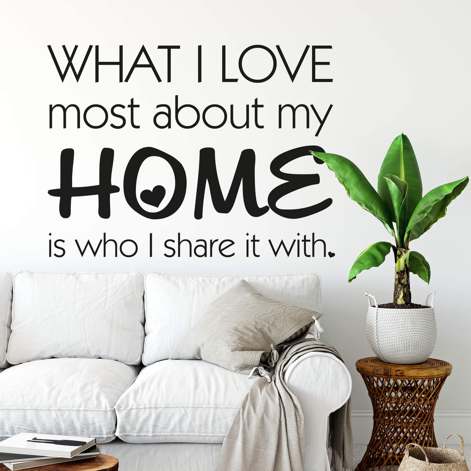 Wallsticker What I love most...2