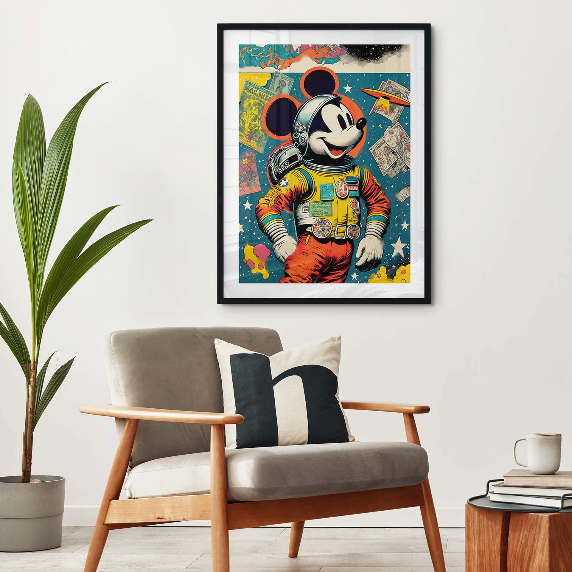 Poster Treechild - Astronaut Mickey