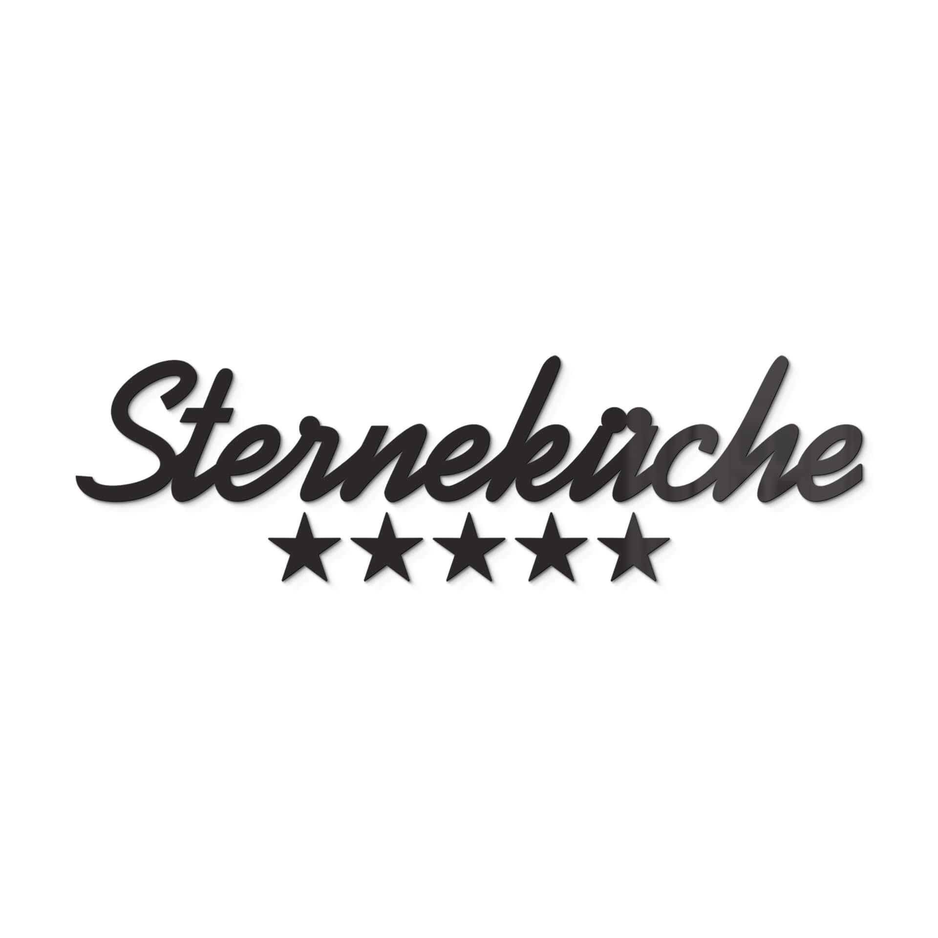 Acrylbuchstaben Sterneküche