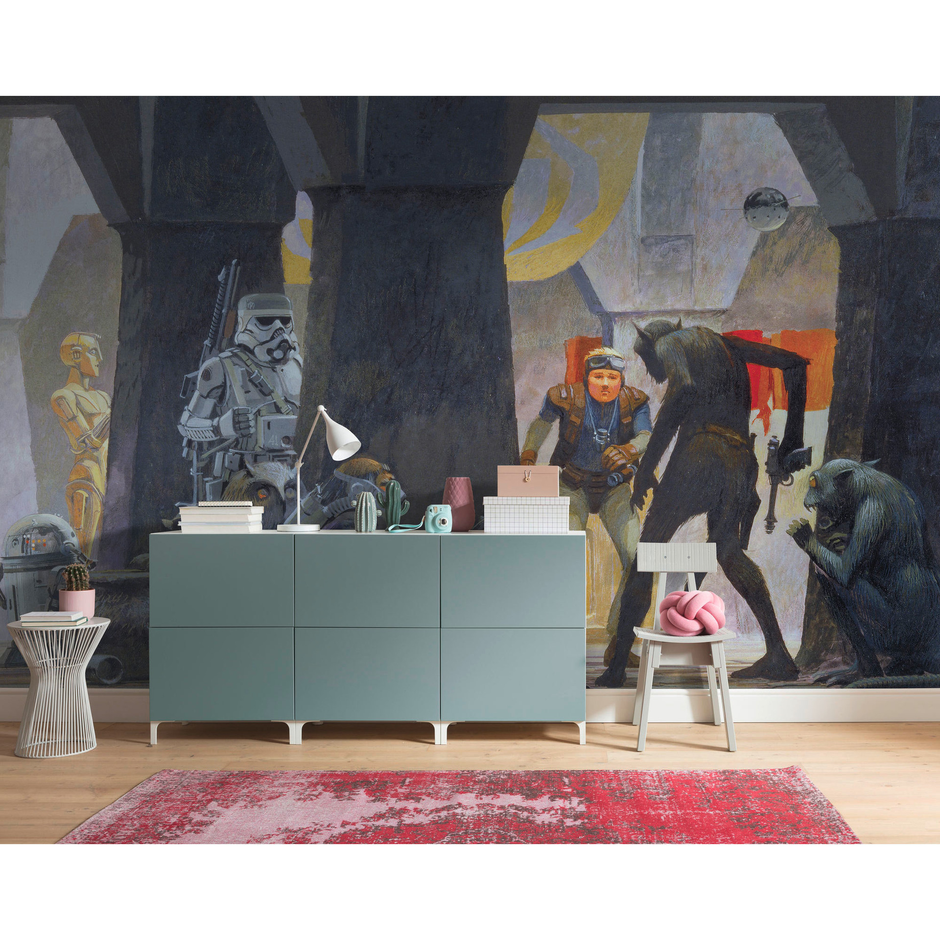 Vlies Fototapete - Star Wars Classic RMQ Mos Eisley Streets - 500 x 250 cm