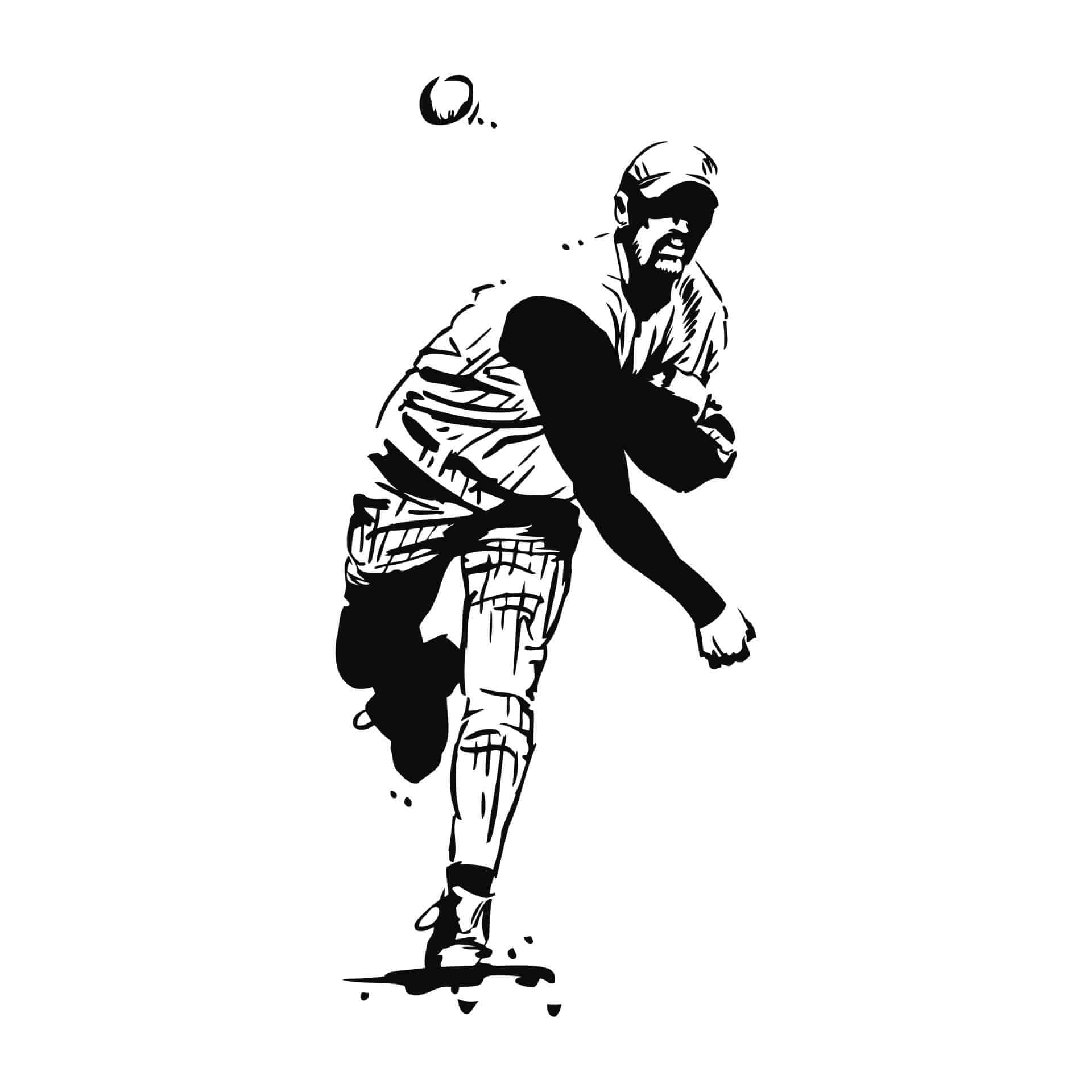 Wallsticker Baseball 01