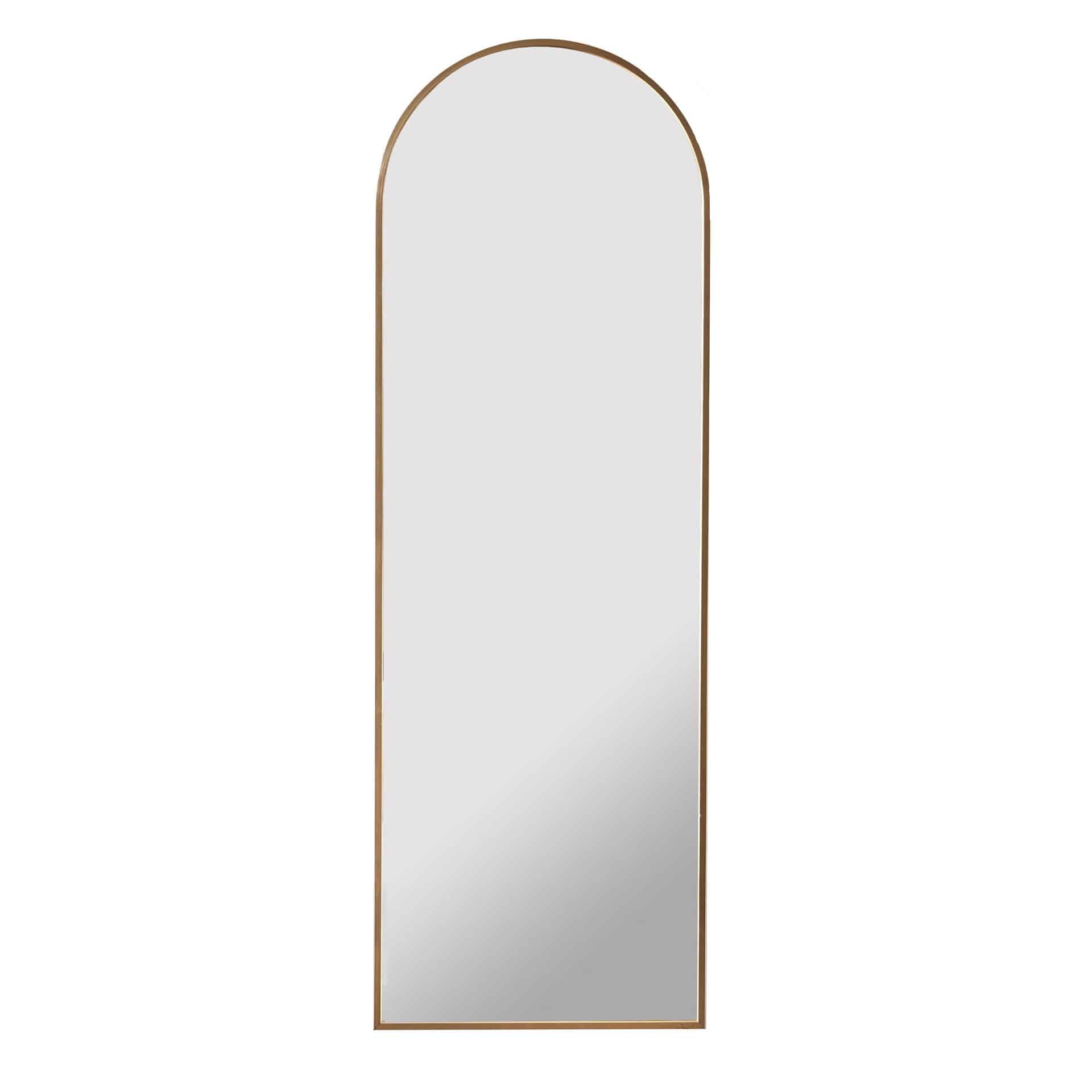 Wandspiegel gold gebogen - Glasgow - 30x90 cm