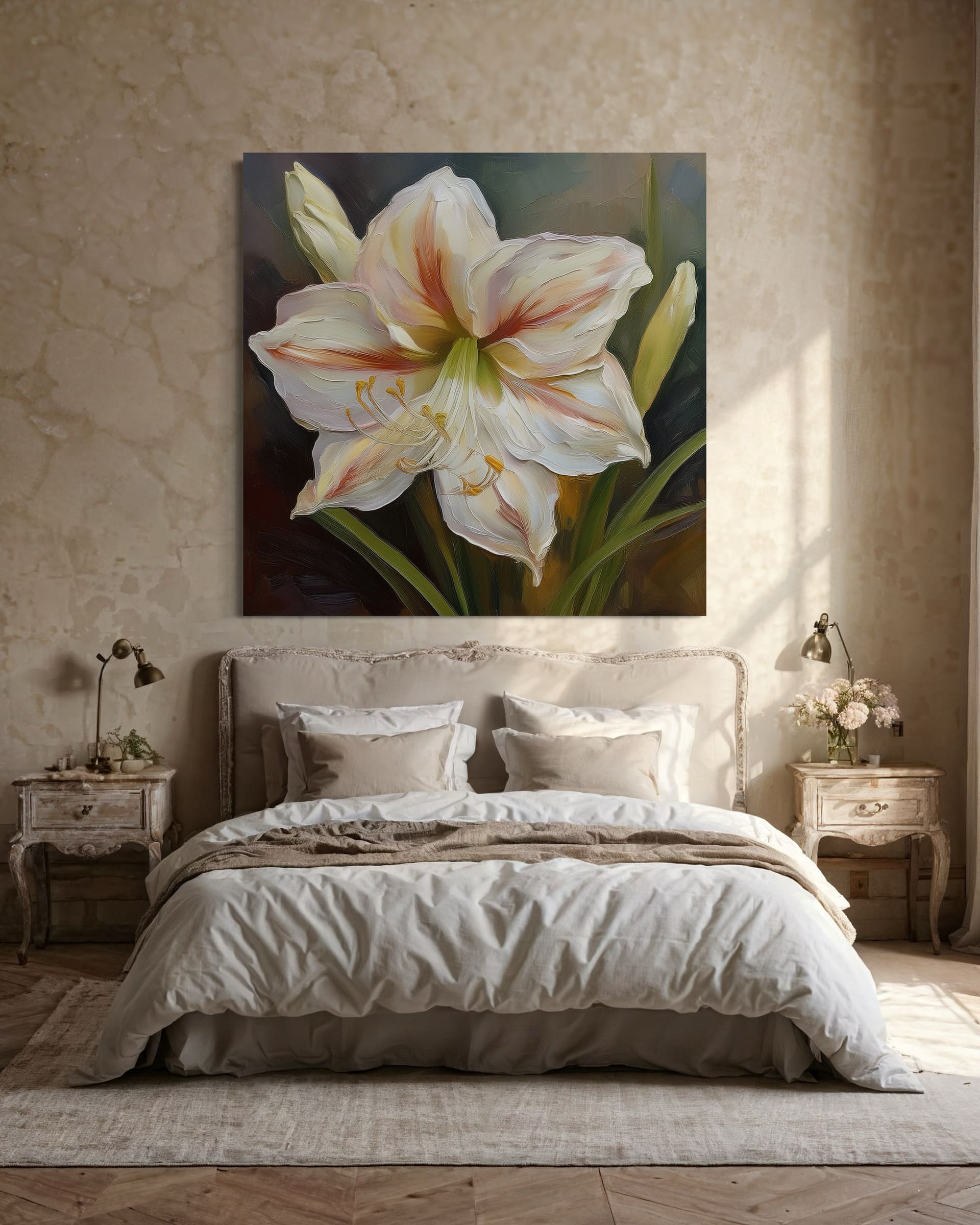Leinwandbild Blume Lilie Botanicals