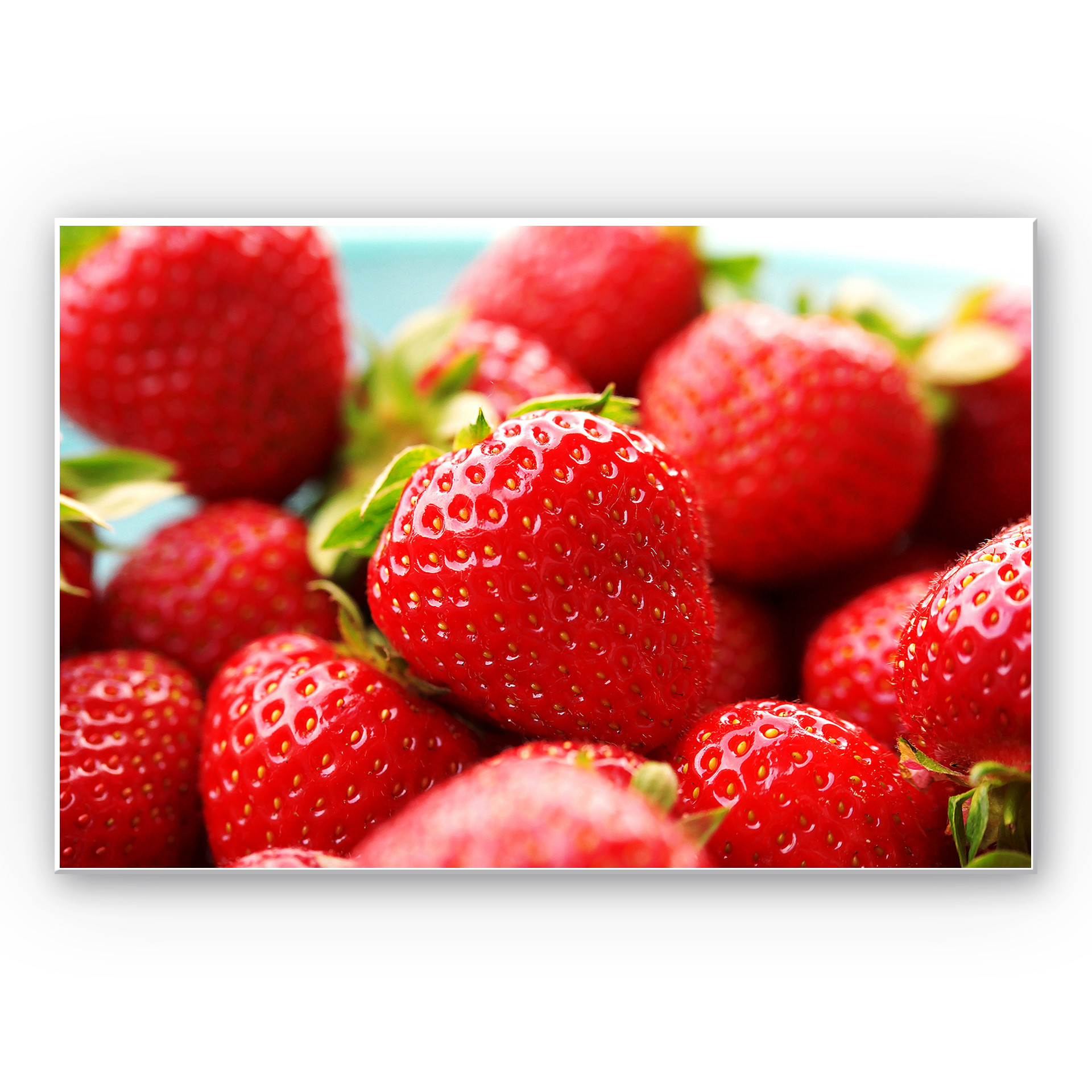Wandbild Erdbeeren aus dem Garten