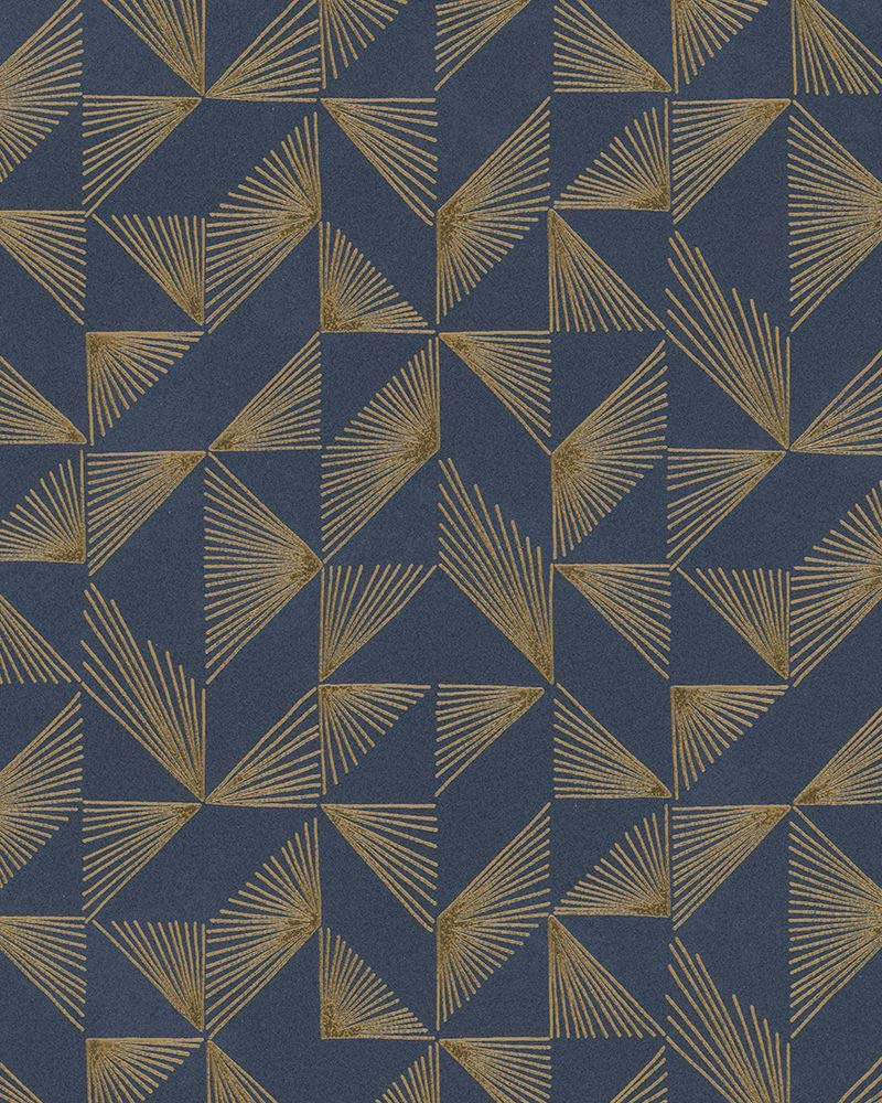 Vliestapete Grafisch Modern in Blau