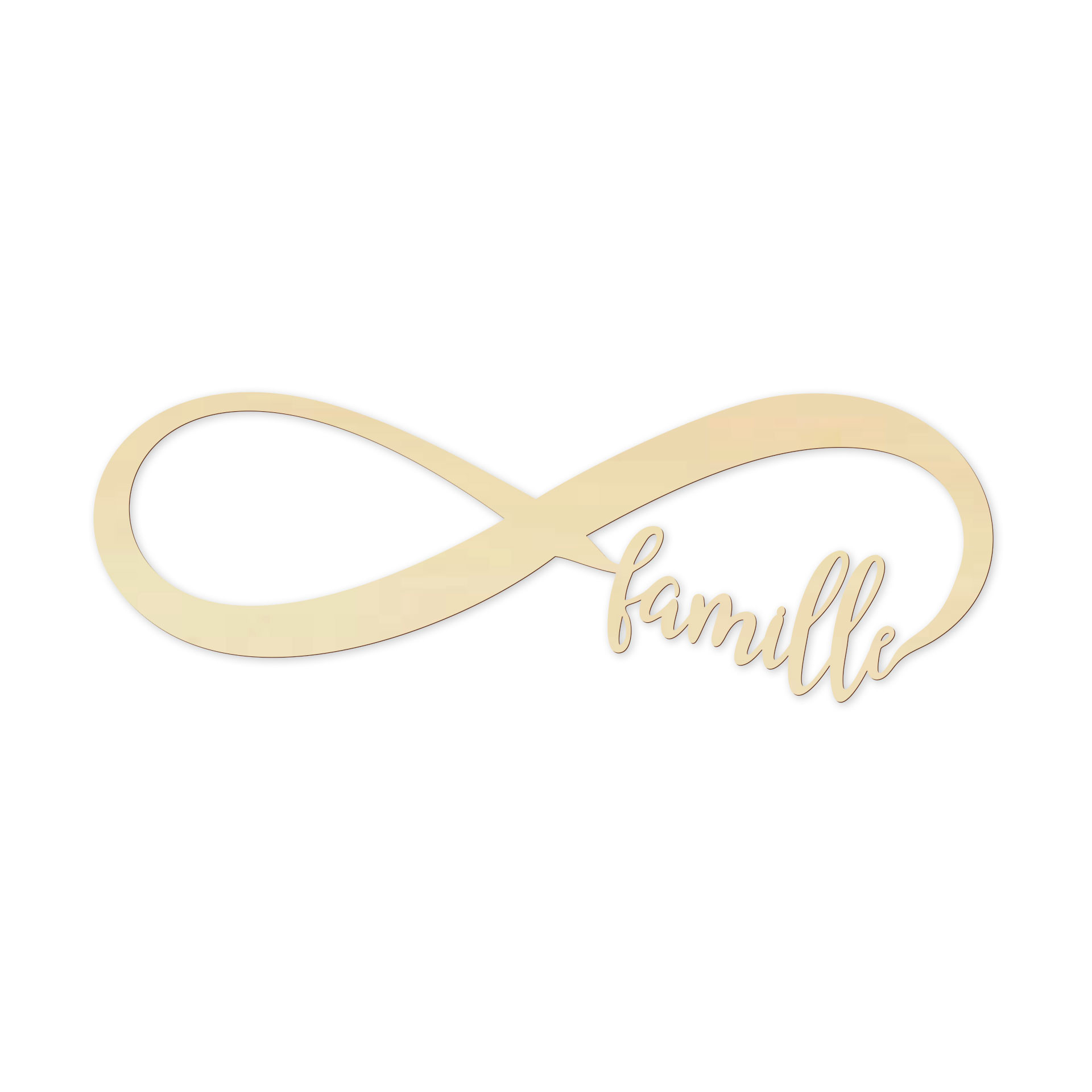 Poplar wood art - Infinite Infiniment Famille