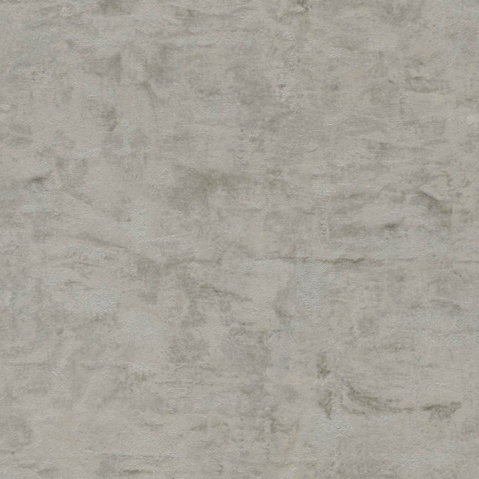 Metal look behang, Factory V metaal look behang zilver