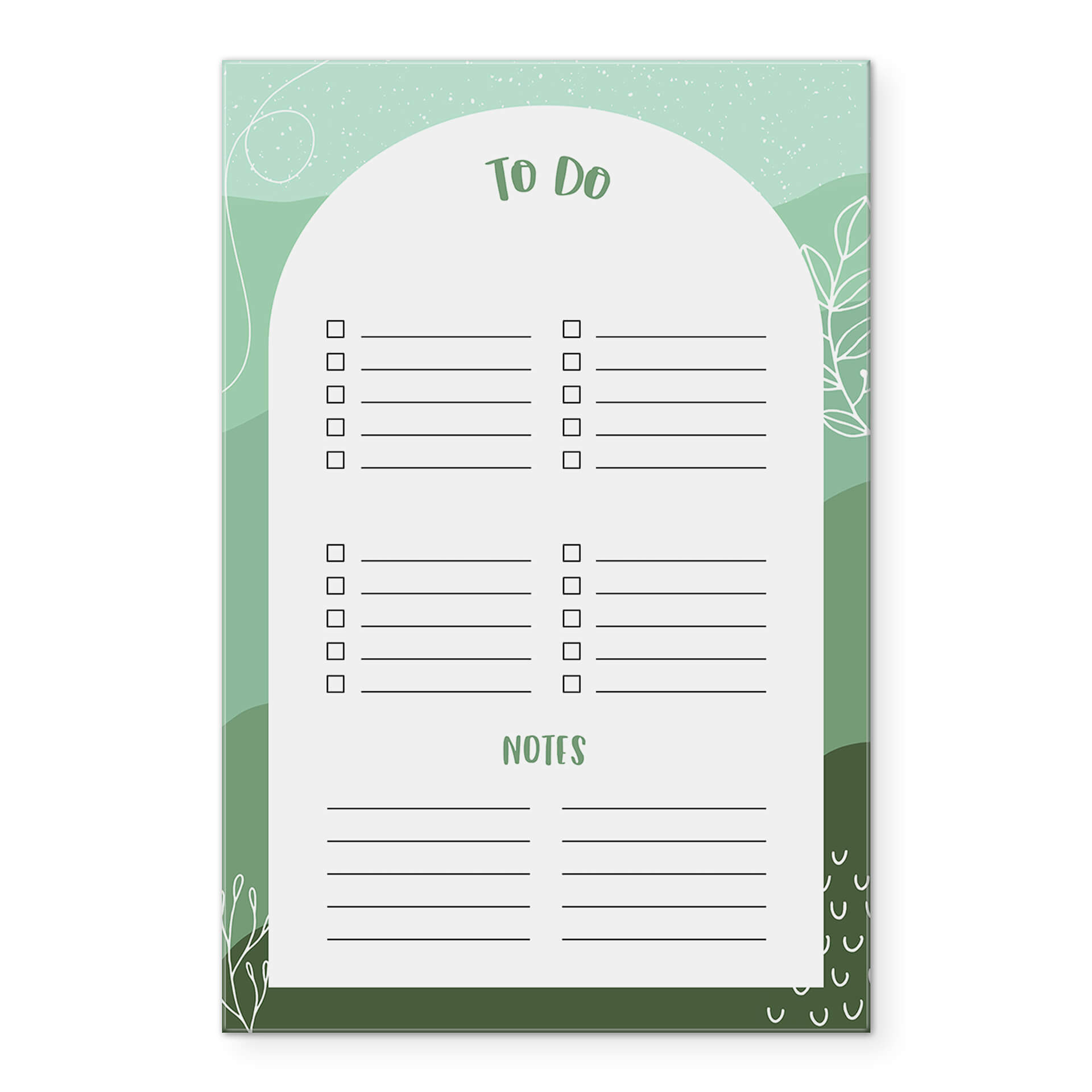 Memoboard Glas/Acryl To Do Liste - transparent