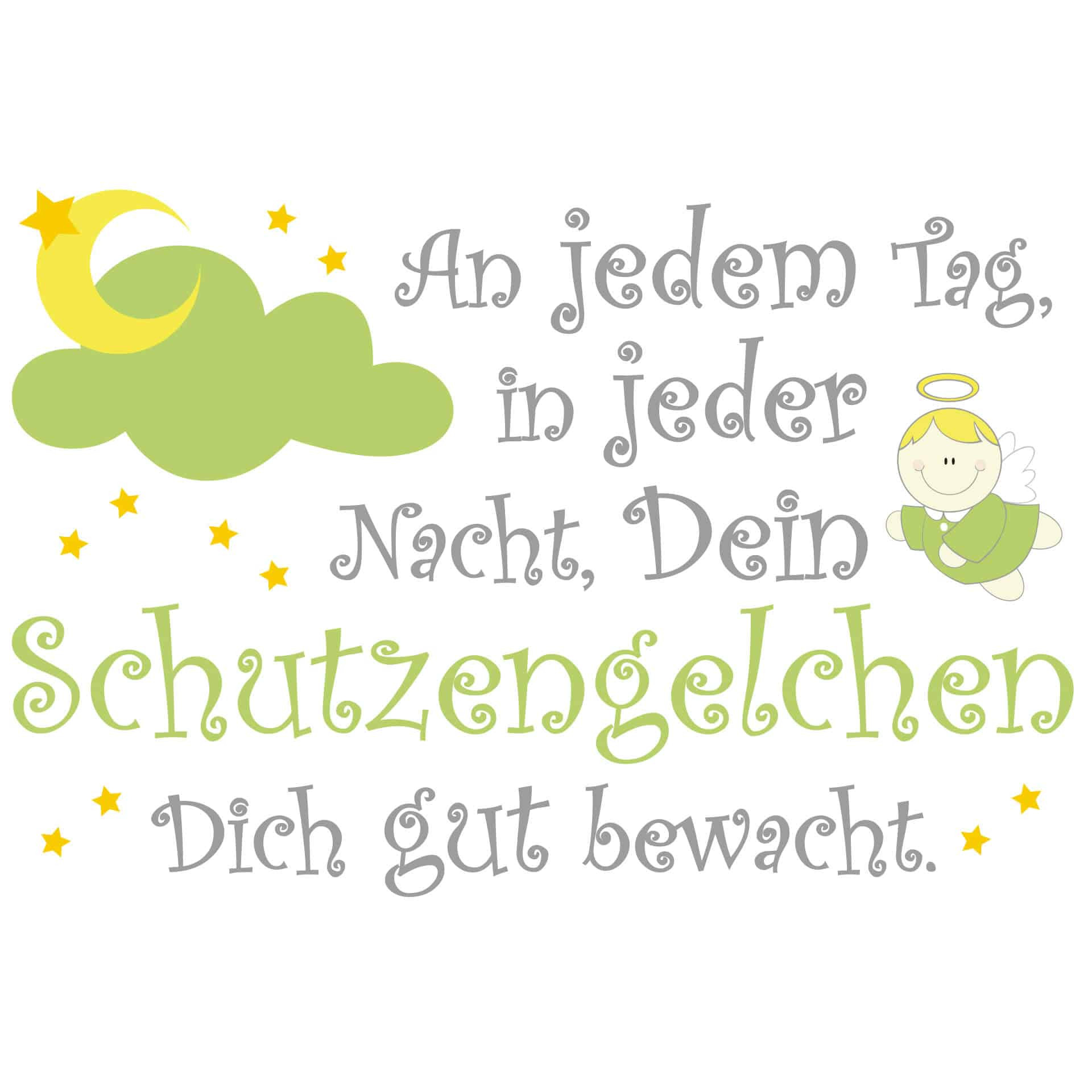 Wandtattoo An jedem Tag in jeder Nacht