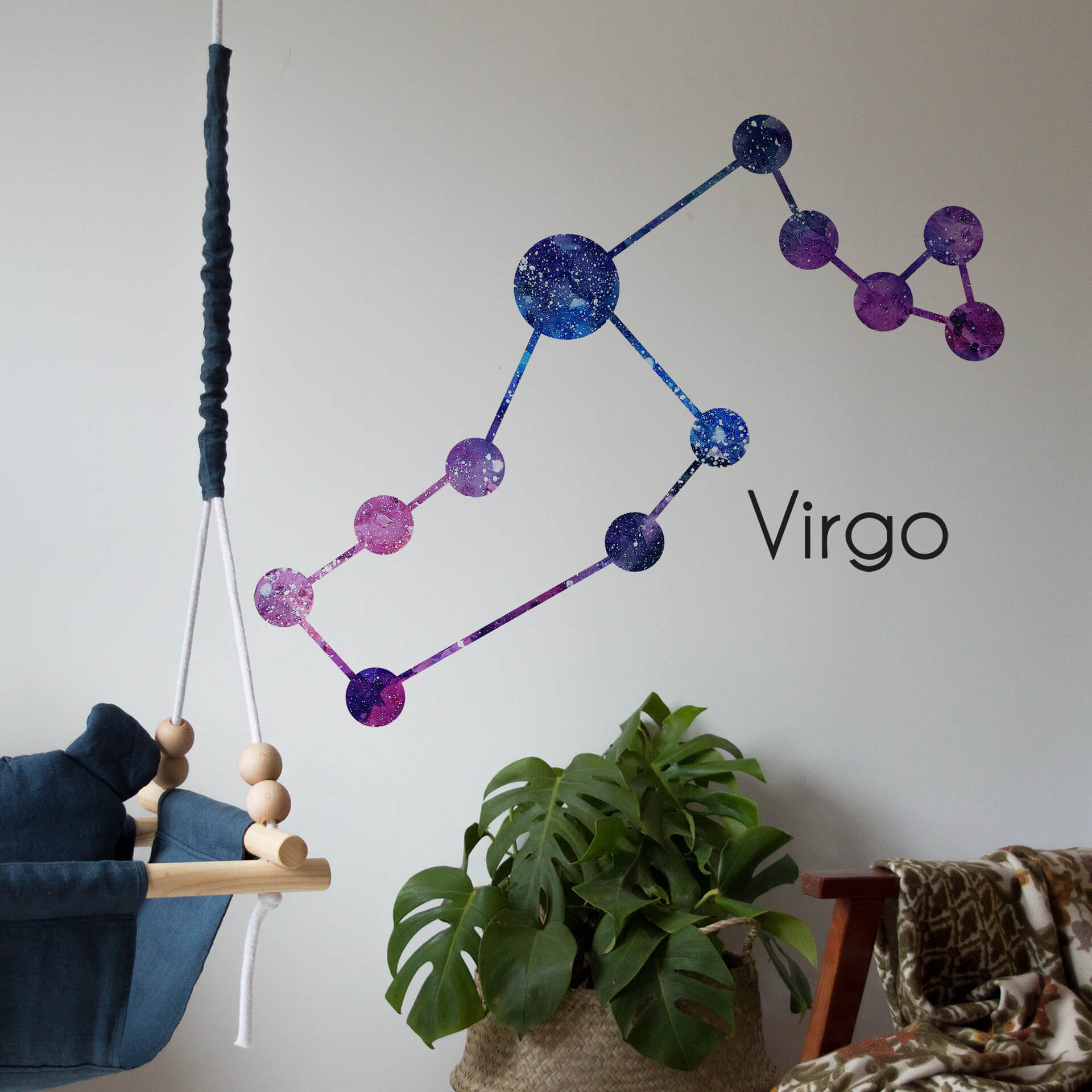 Wandtattoo Sternbild Virgo - Jungfrau