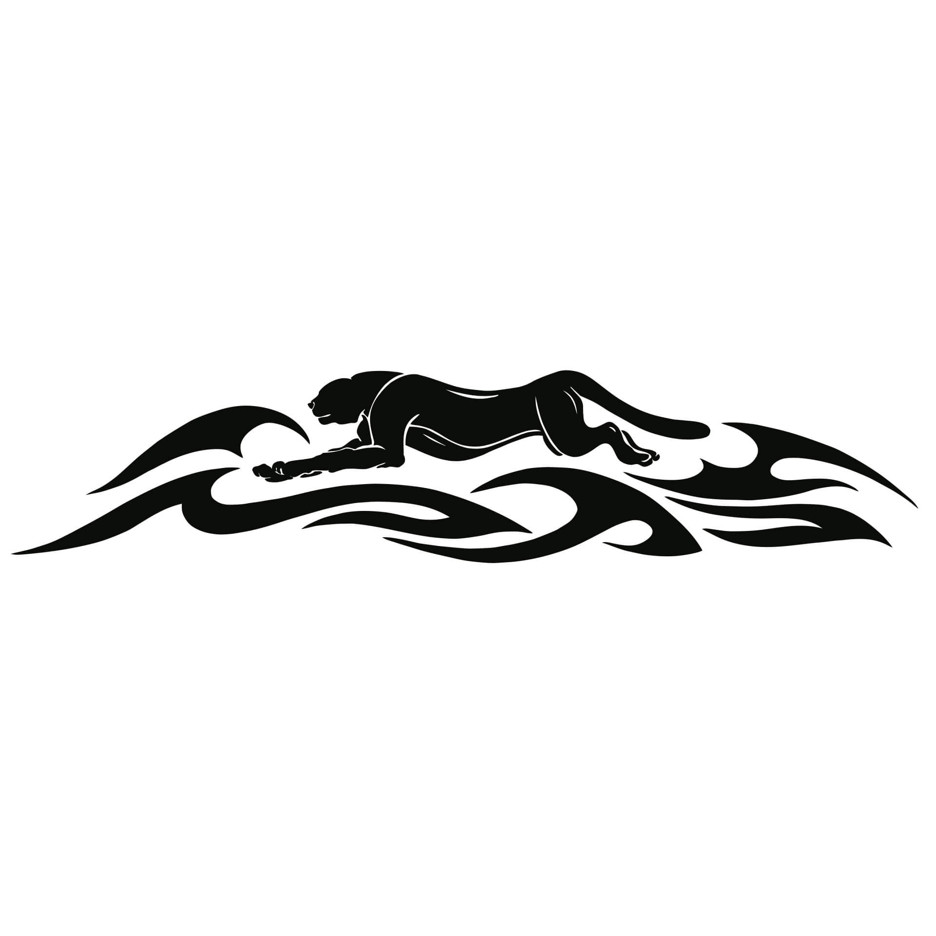 Wallsticker Tribal Panter