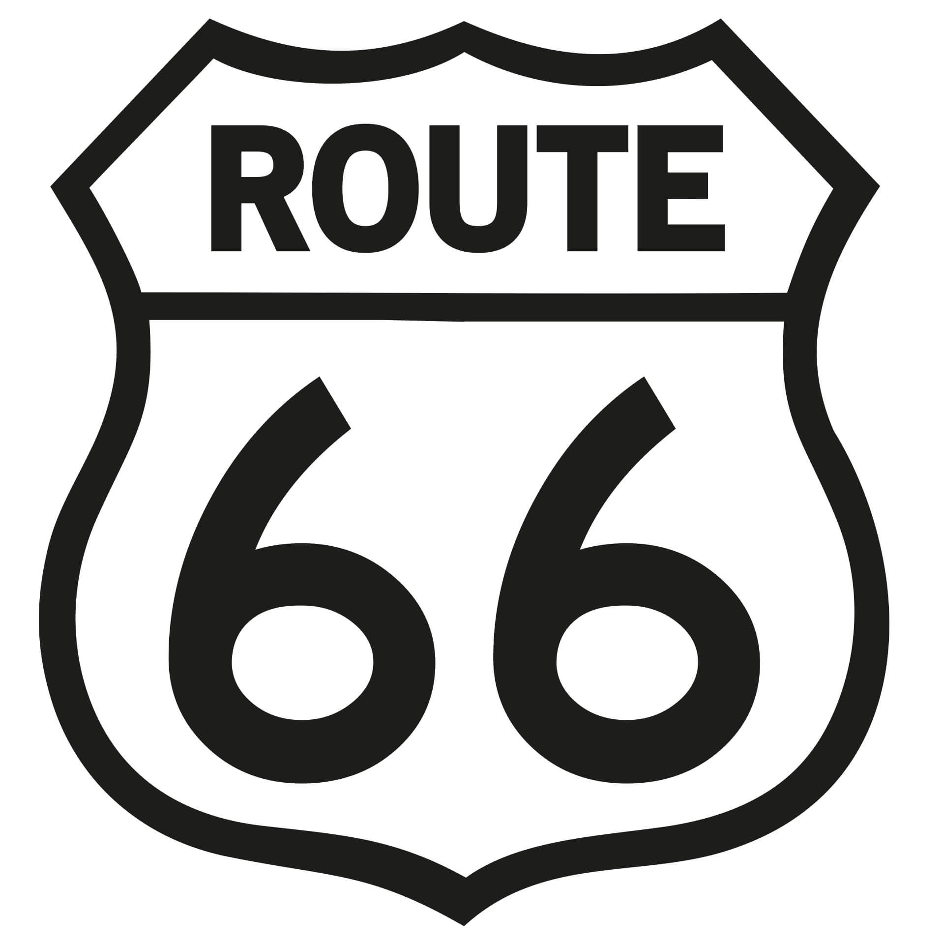 Wallsticker - Route 66