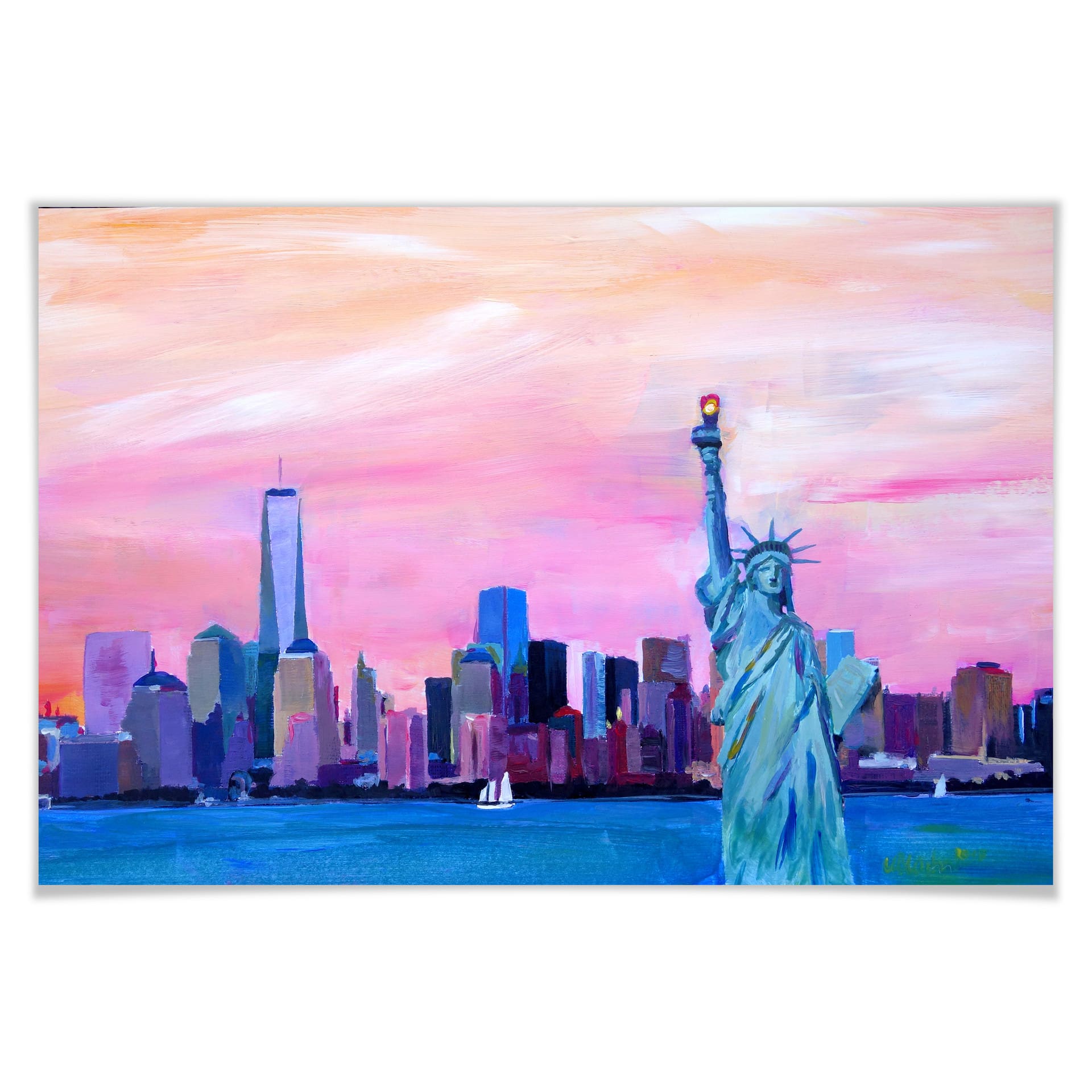 Poster - Bleichner - Manhattan Skyline