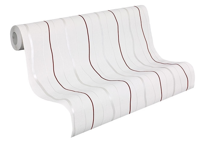 Patroonbehang Livingwalls Avenzio 4 Behang Creme, Rood