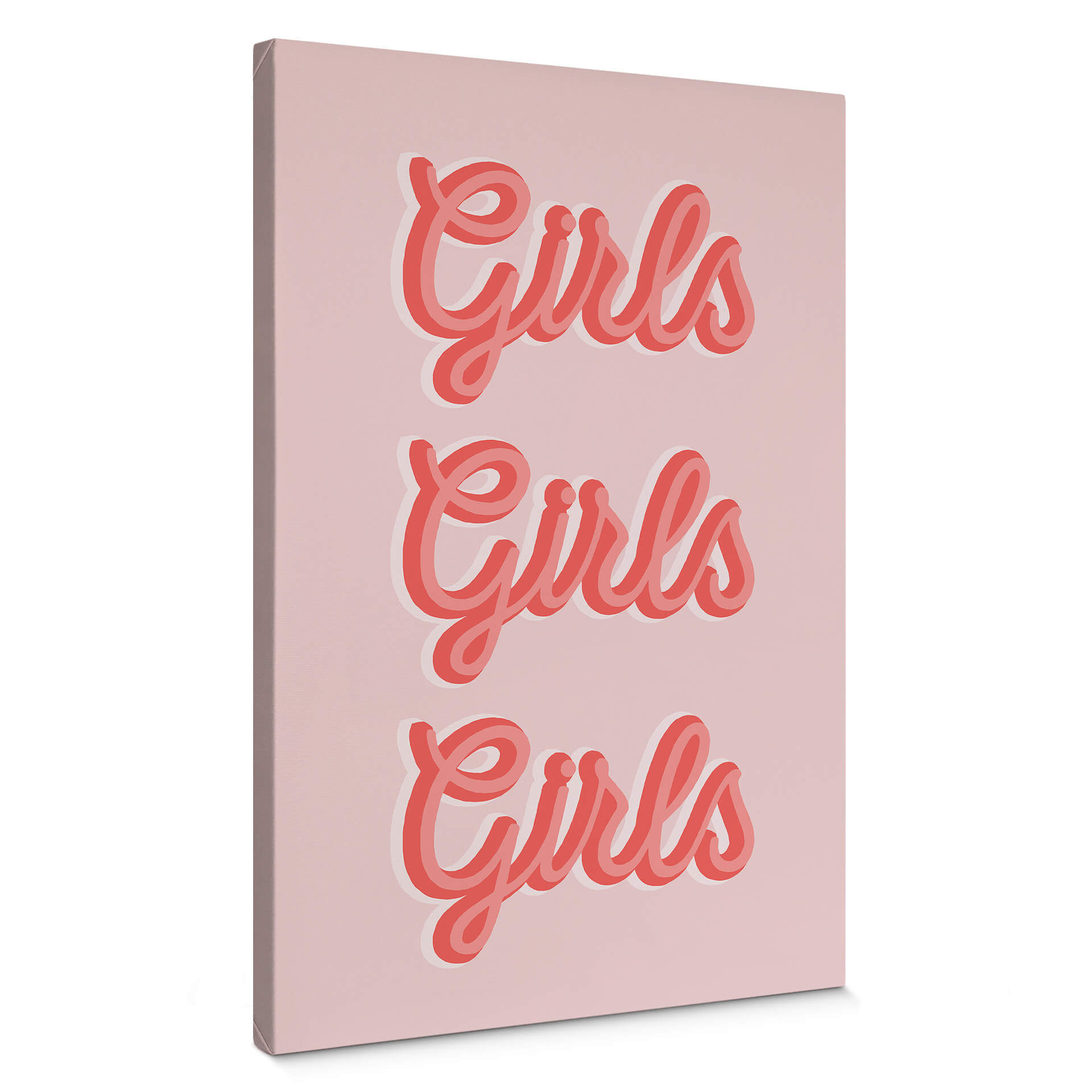 Obraz na płótnie z napisem - Kerr-Dineen - Girls Girls Girls