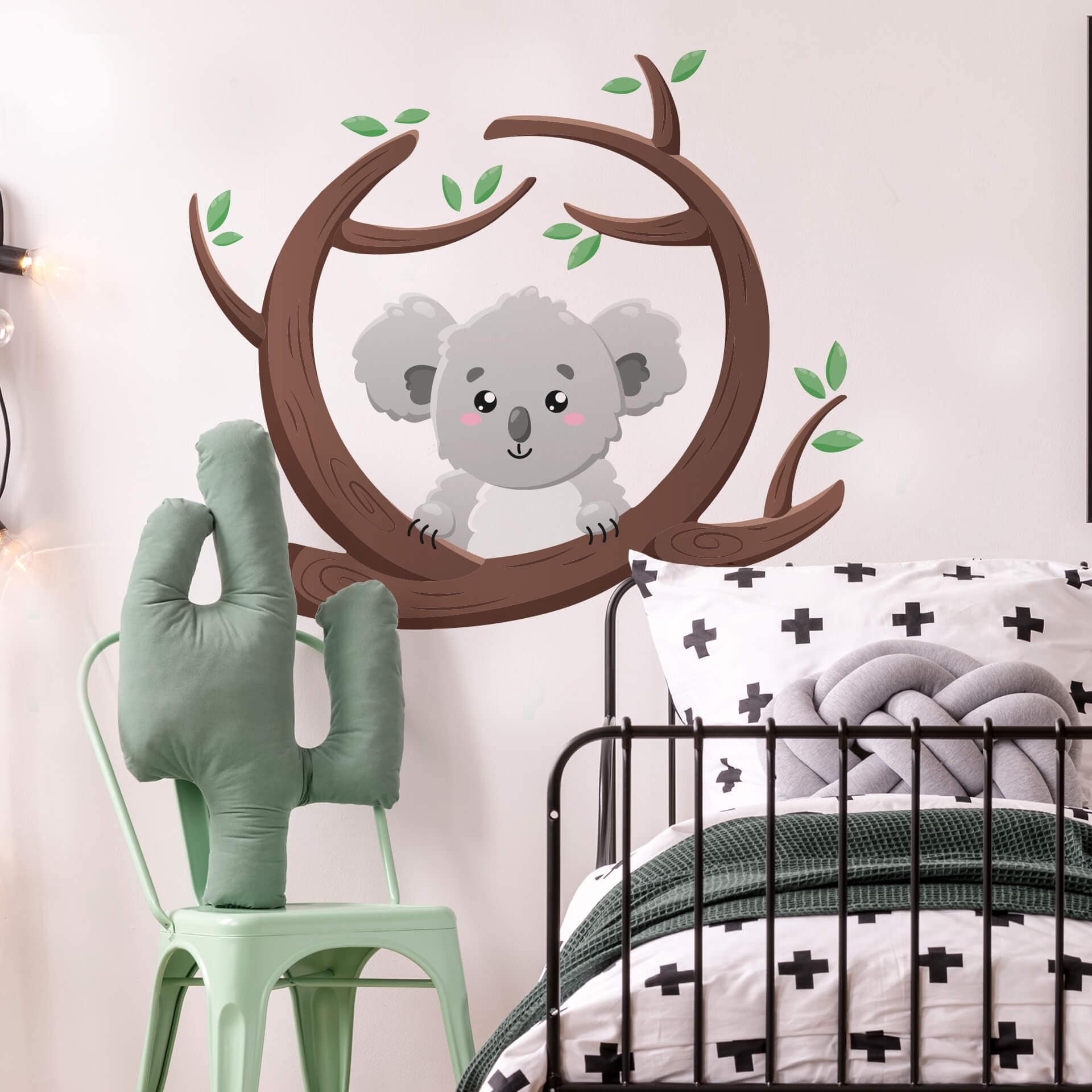 Wandtattoo Neugieriger Koala