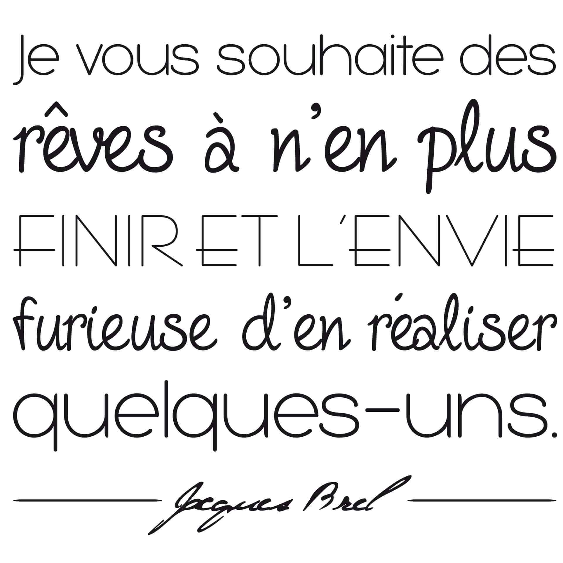 Wandtattoo Je vous Souhaite...