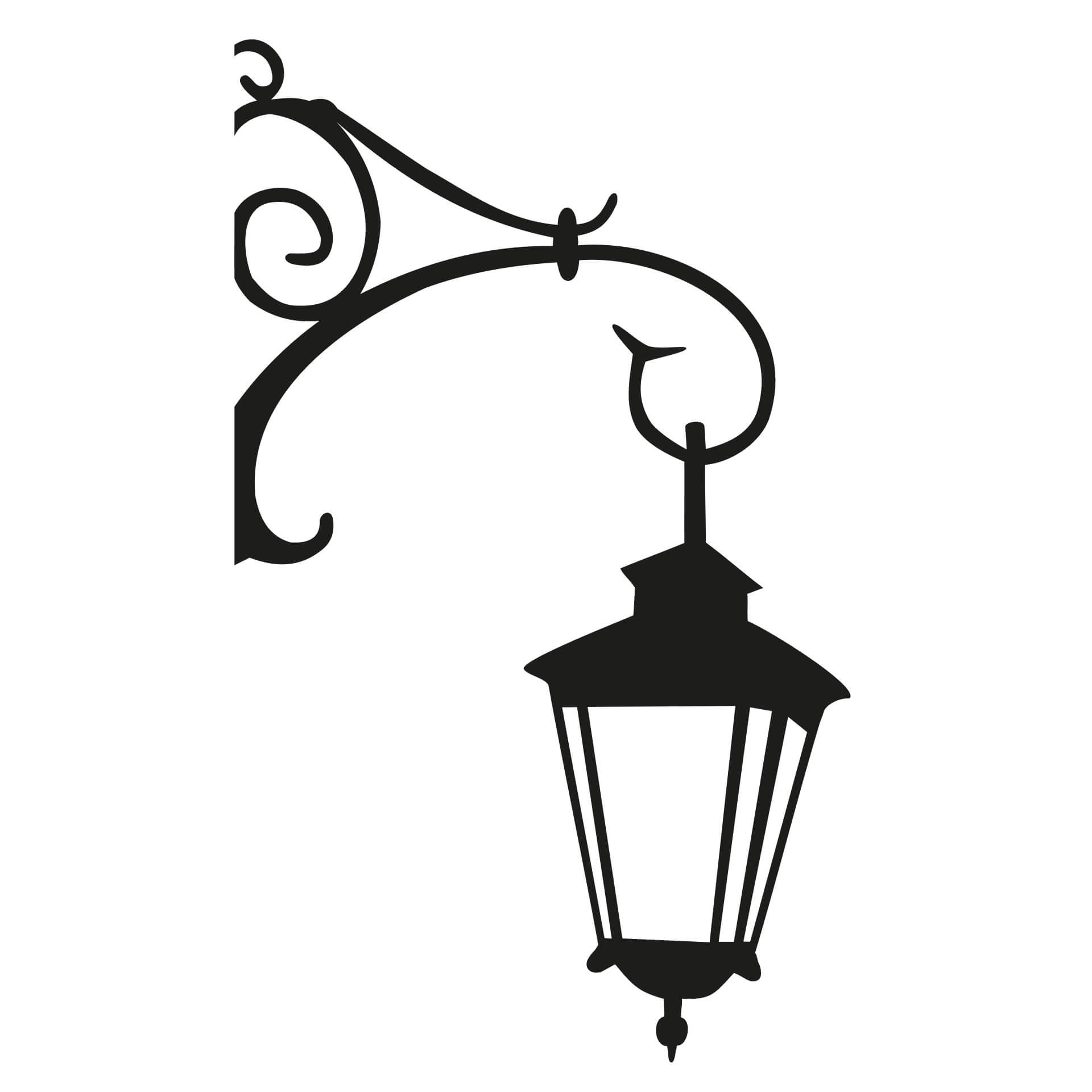 Wallsticker - Lanterne