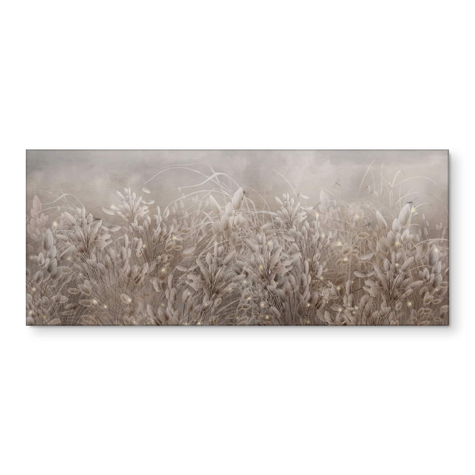 Keukenachterwand pampagras en grassen in beige - Ms Tiff