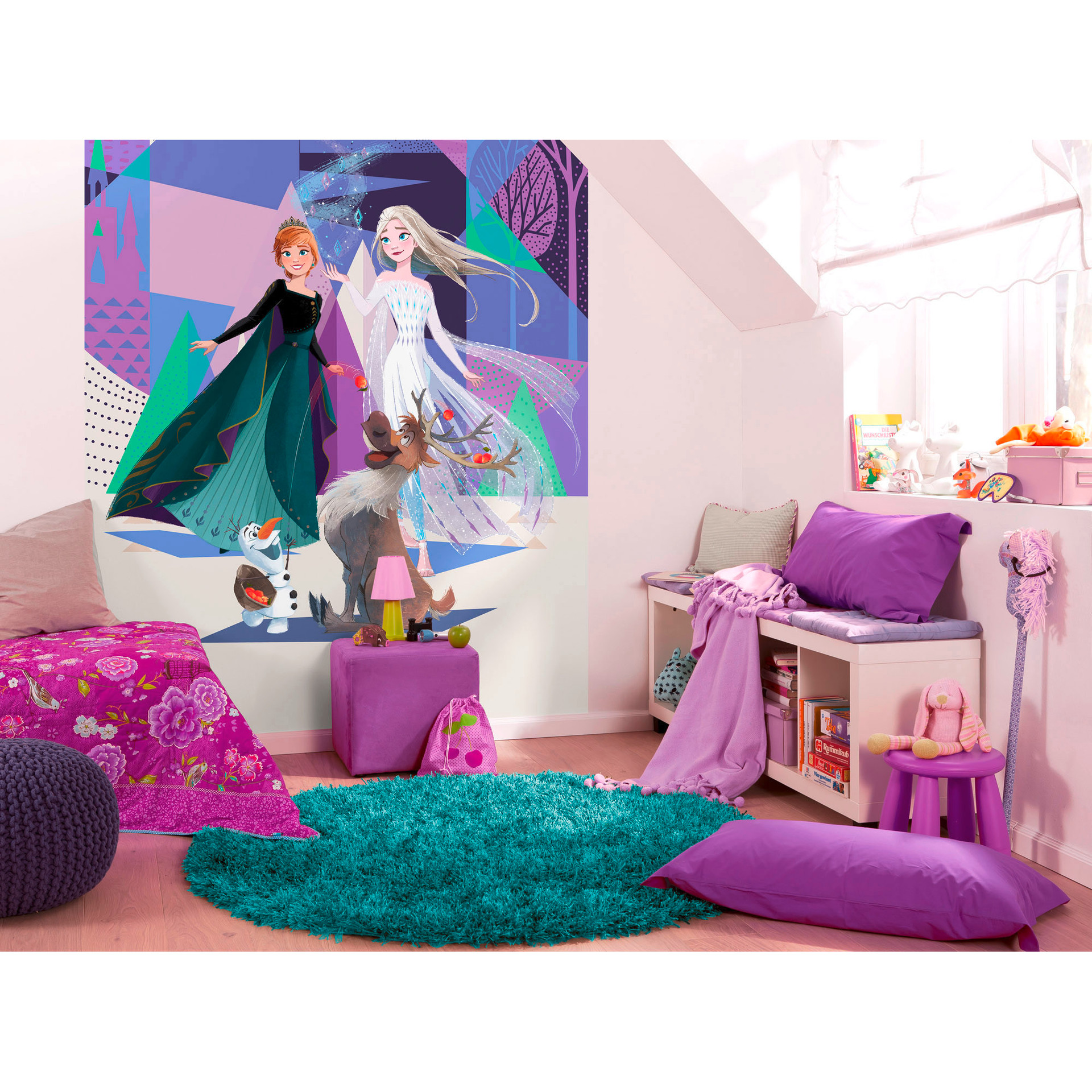 Vliesbehang - Frozen Abstract Arendelle - 200 x 280 cm