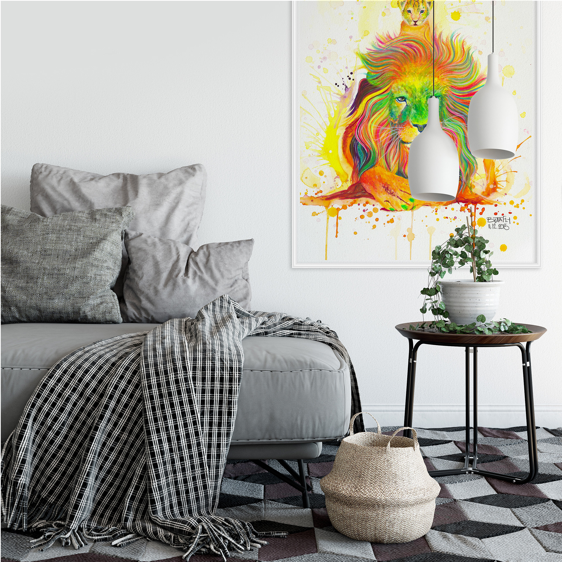 Wallprint Buttafly - A Kings Pride