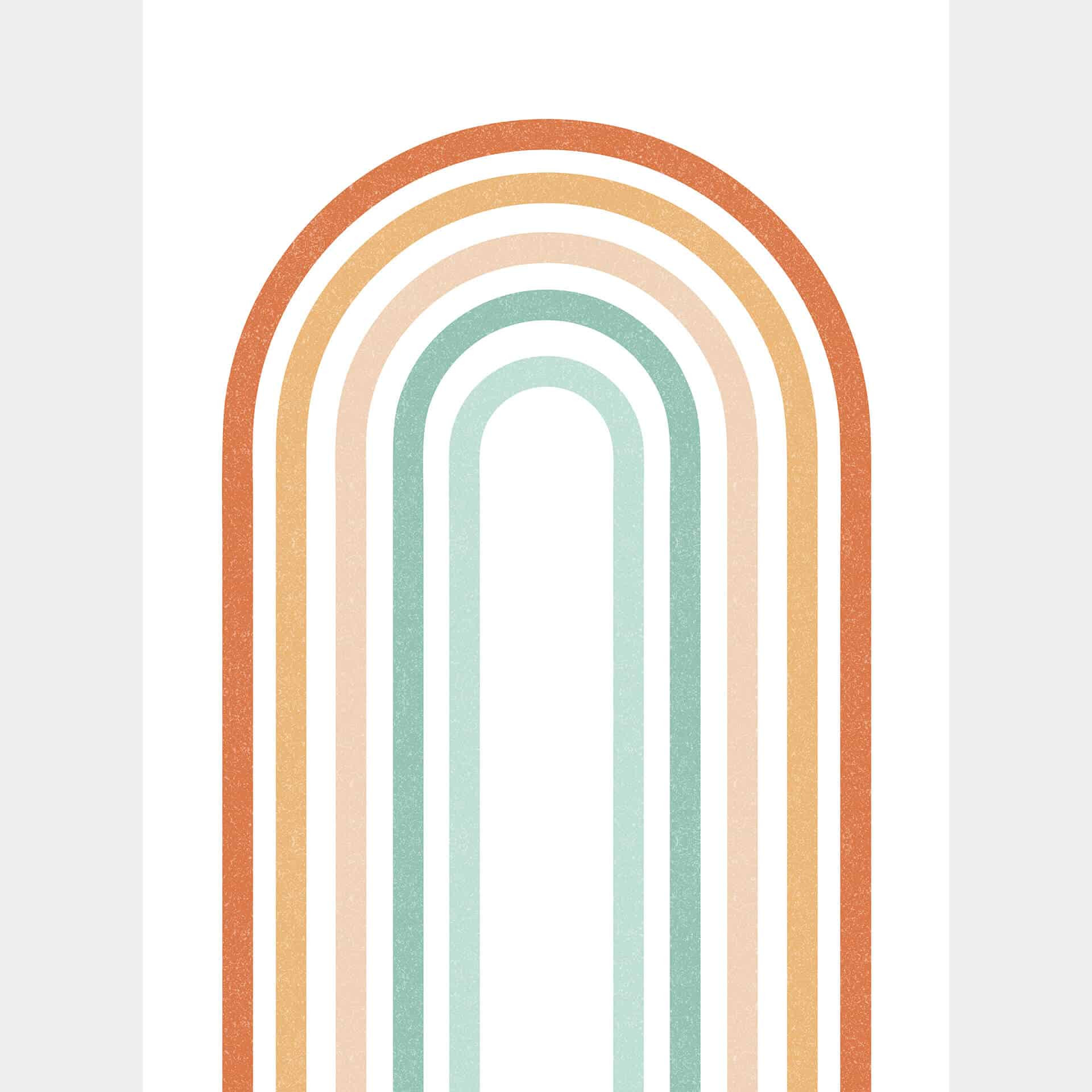 Fotobehang Boho Rainbows