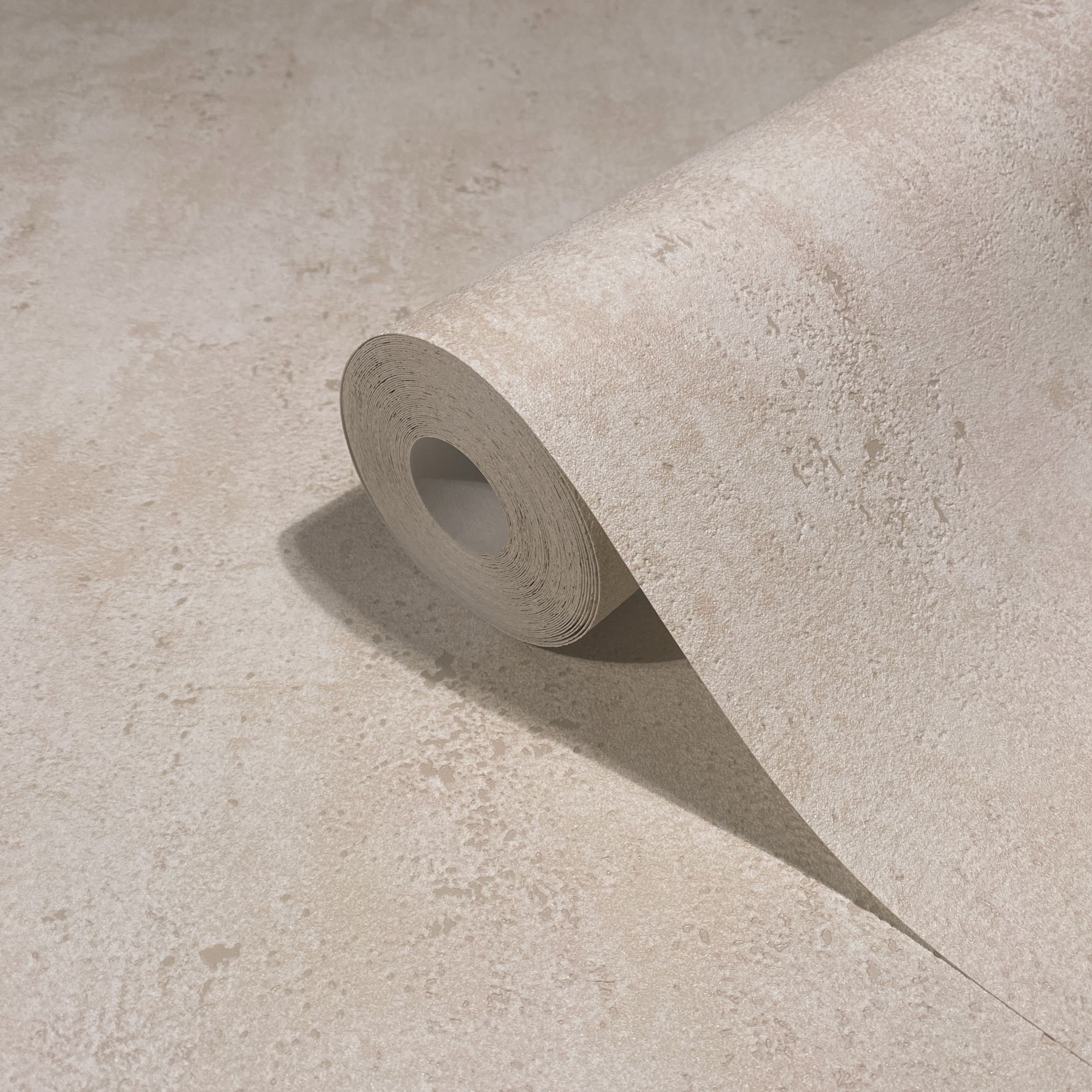 Effen behang, vliesbehang Novamur Yvi beige