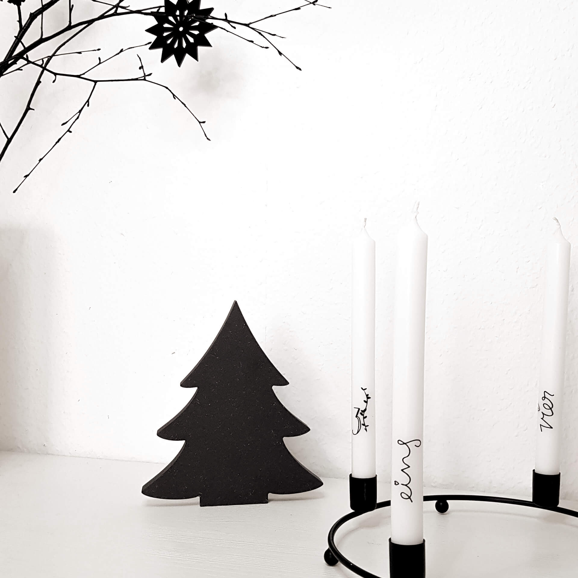 Décoration de bois MDF - Sapin