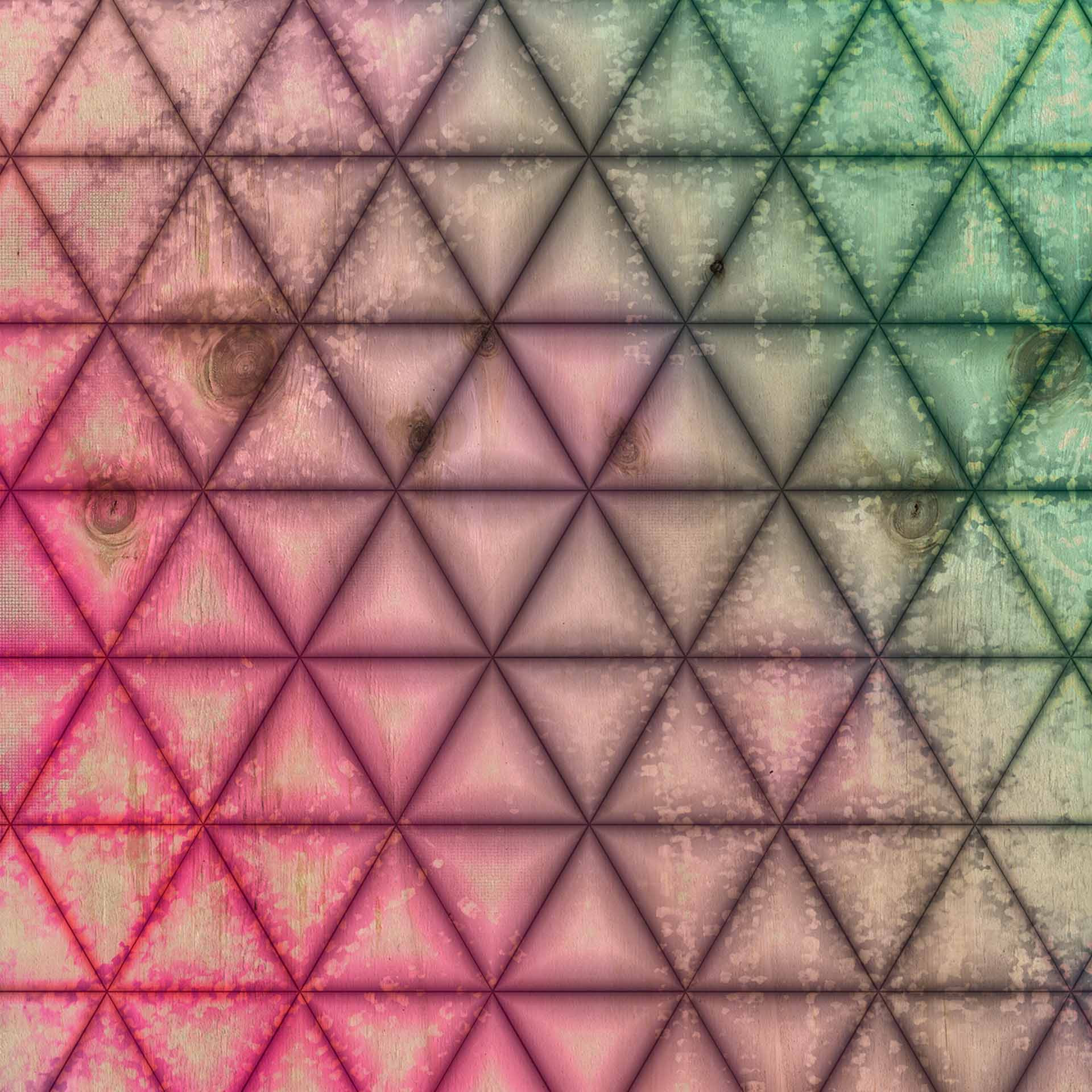 Geometrisch roze zwart - vliesbehang Designwalls 2 - 2,55 x 3,5 m