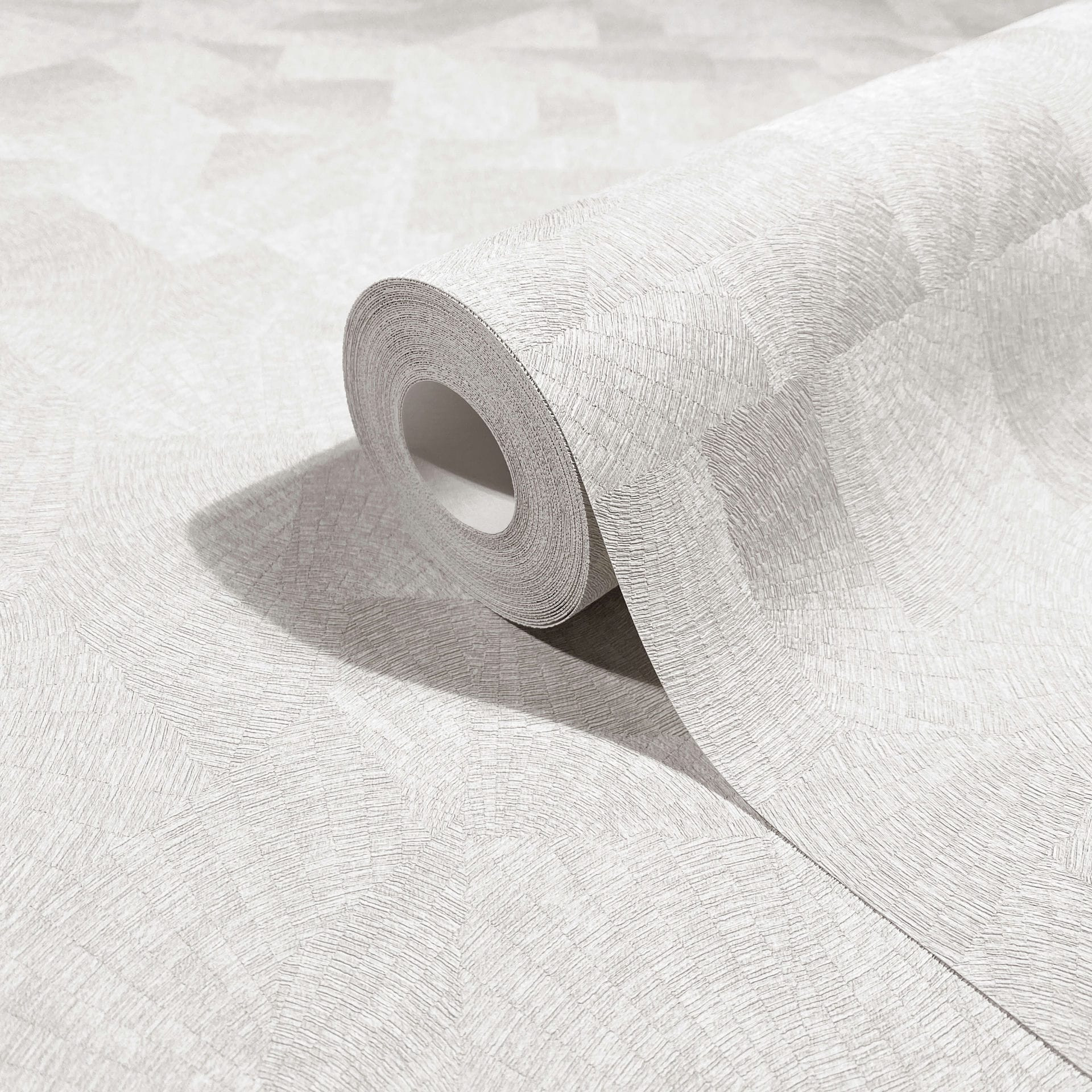 Vliesbehang textuur grafisch geometrisch mat in wit