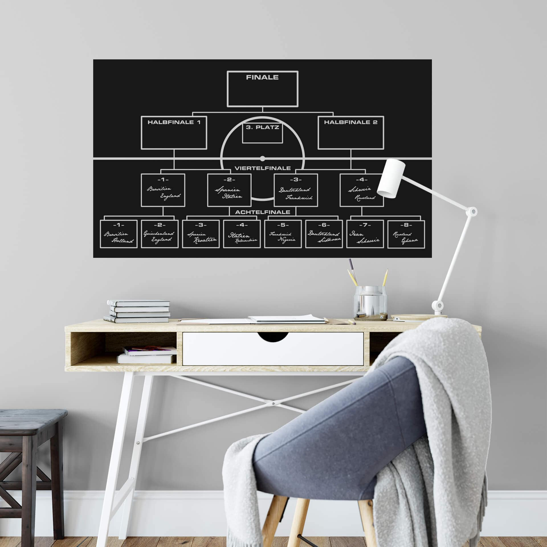 Wandtattoo Spielplan