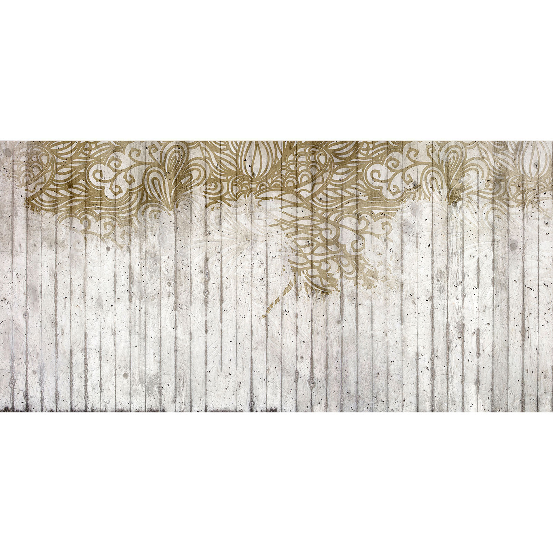 Architects Paper Papier peint photo Atelier 47 Concrete Ornament vert