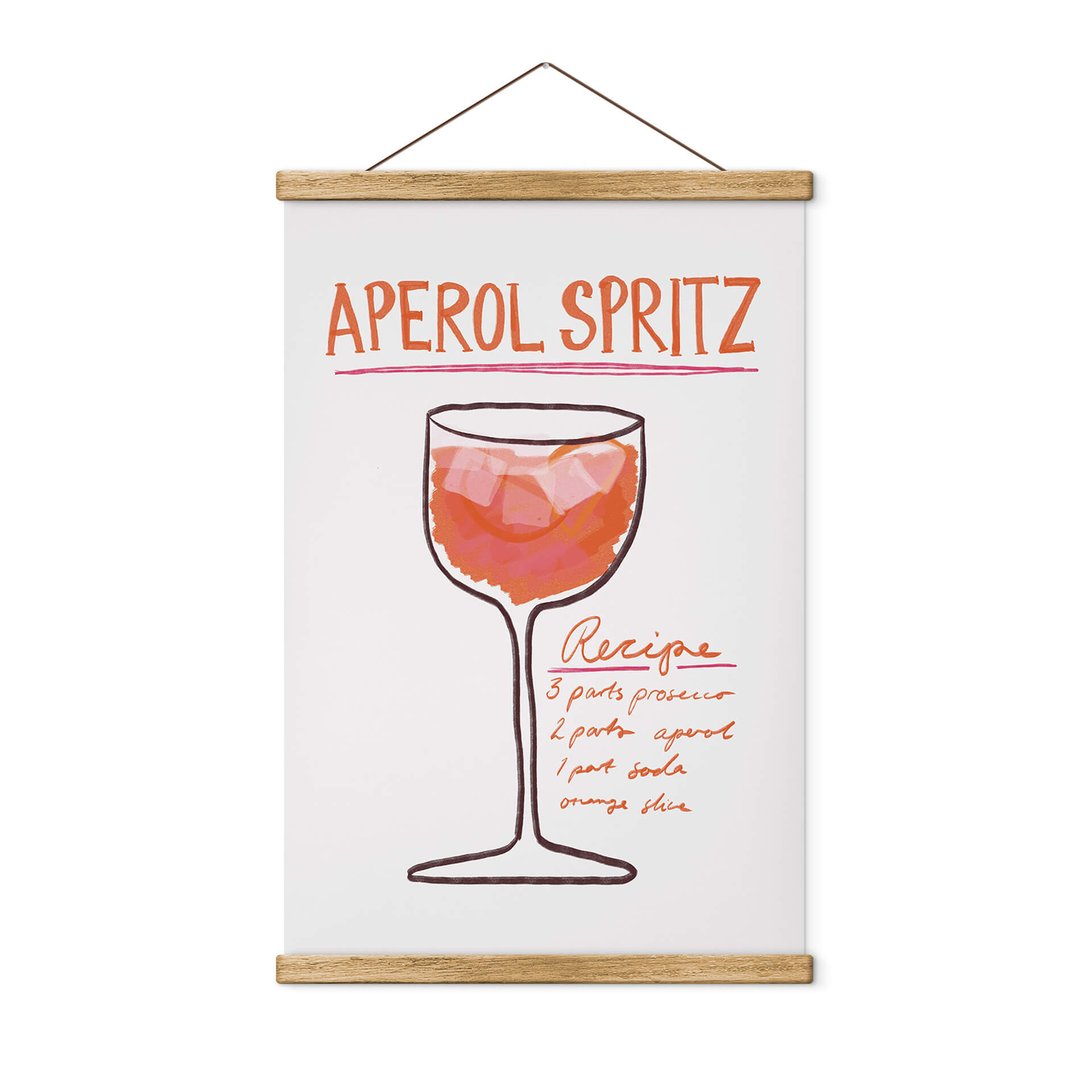 Obraz tkaniny do kuchni - Fritsch - Aperol Spritz